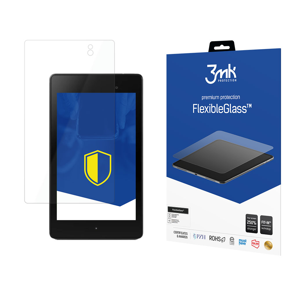 3mk FlexibleGlass (līdz 8.3") – planšetdatora ekrāna aizsargs modelim Asus Google Nexus 7 II 2013