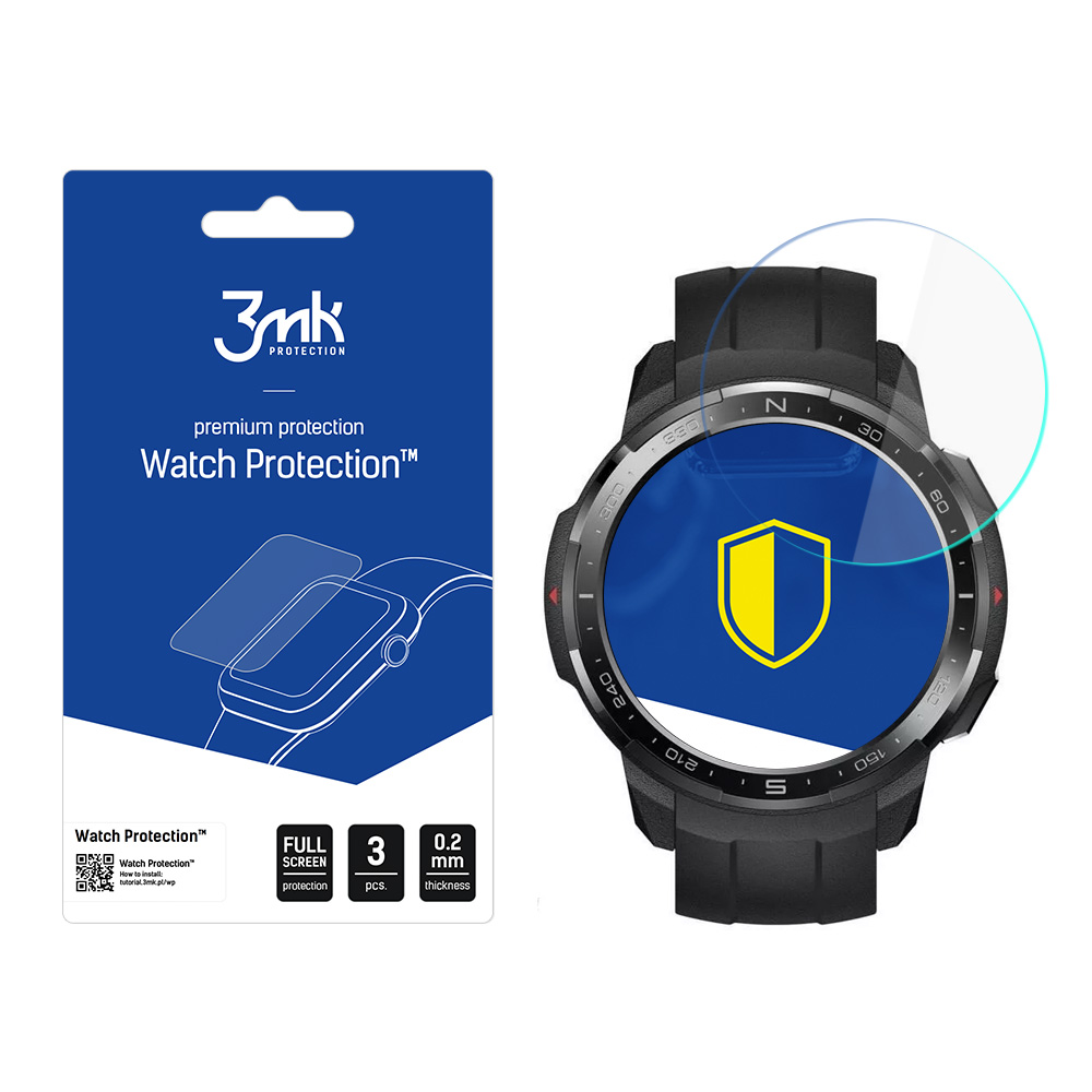 3mk Watch Protection FlexibleGlass – viedpulksteņa ekrāna aizsargs modelim Honor Watch GS Pro