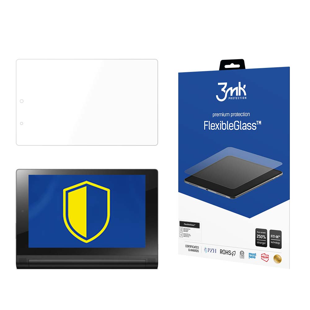 3mk FlexibleGlass (līdz 8.3") – planšetdatora ekrāna aizsargs modelim Lenovo Yoga Tablet 2 2-851F