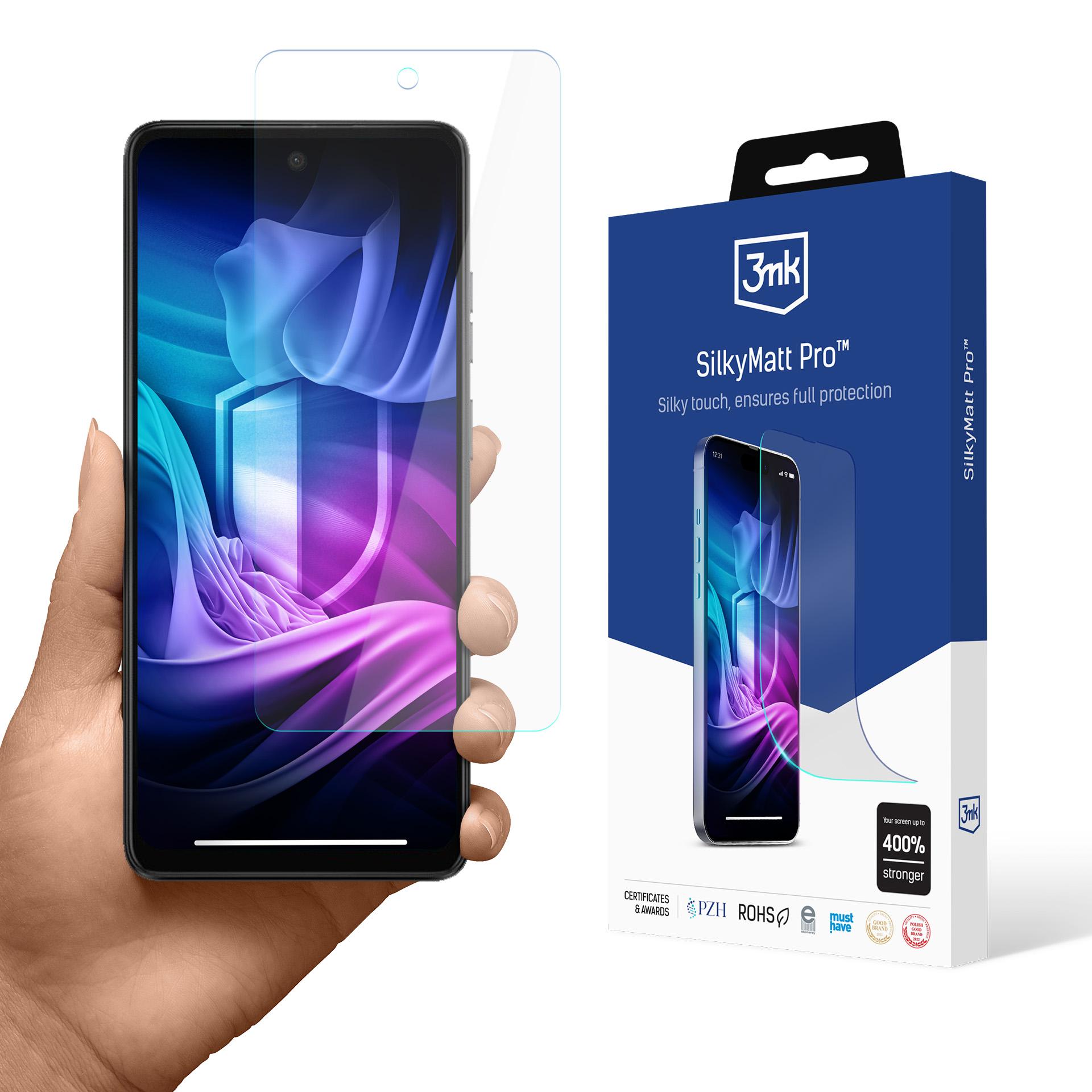 3mk Silky Matt Pro – tālruņa ekrāna aizsargs modelim Motorola Moto E14