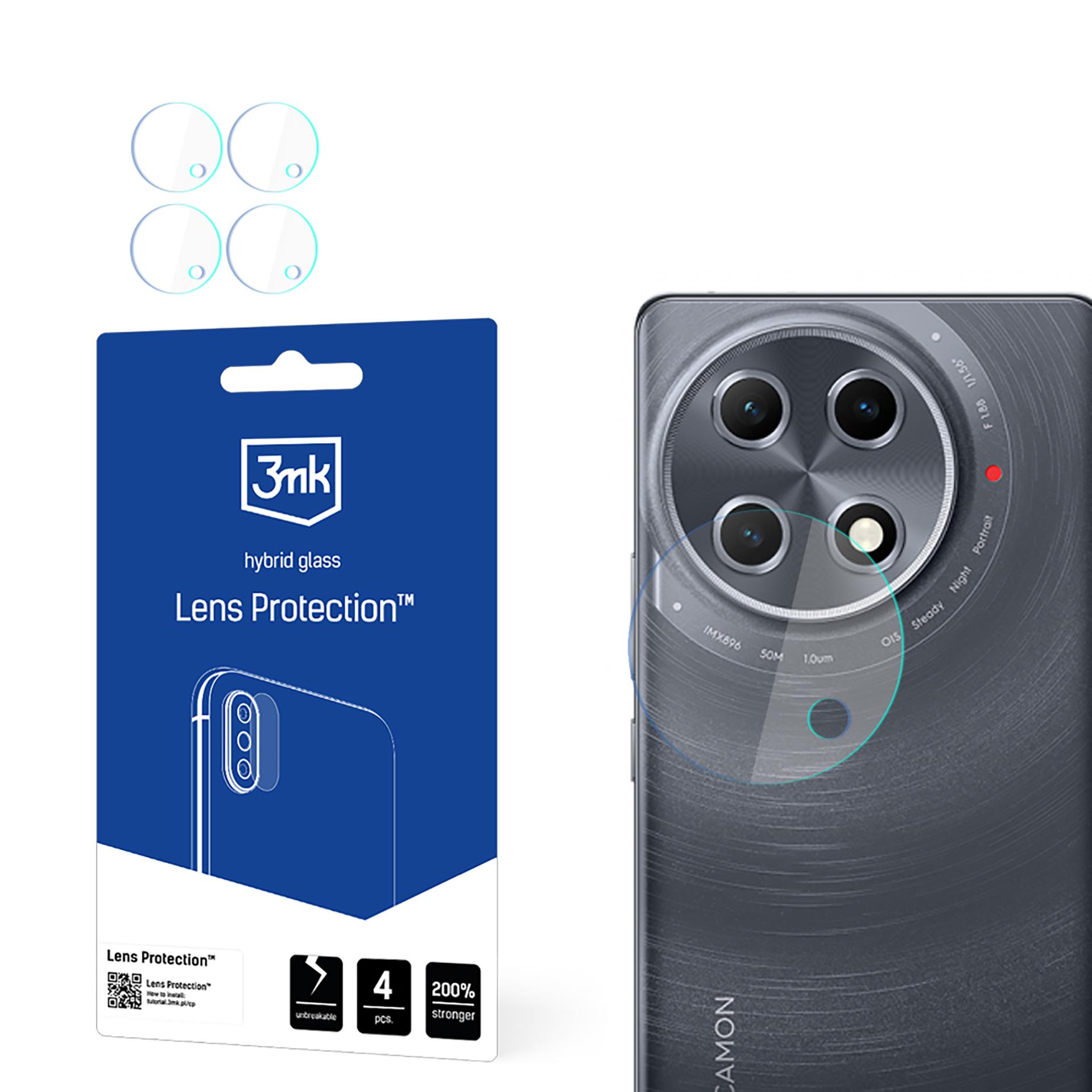 3mk Lens Protection – kameras objektīva aizsargs modelim Tecno Camon 30S