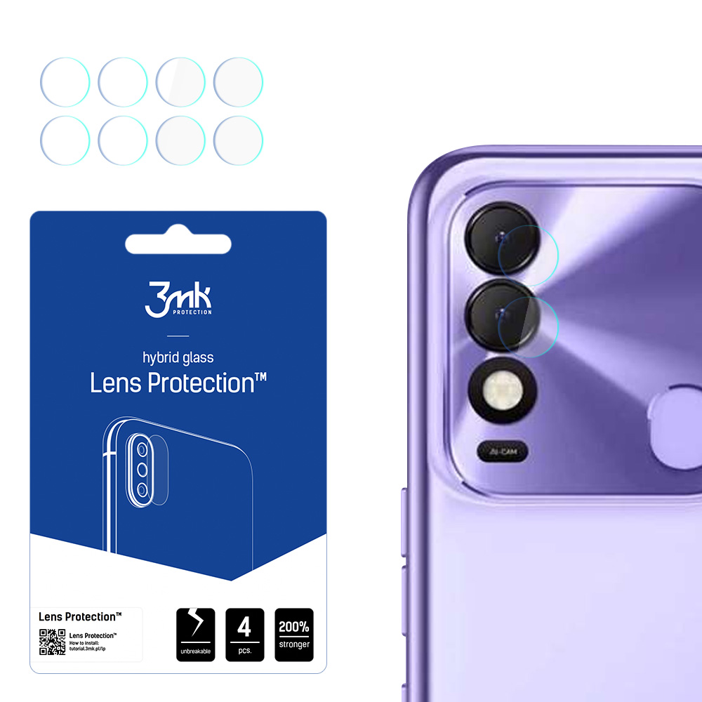 3mk Lens Protection – kameras objektīva aizsargs modelim Tecno Spark 8