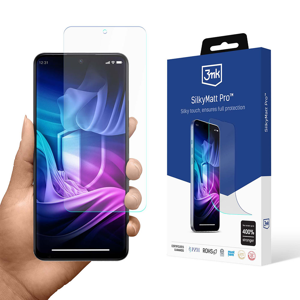3mk Silky Matt Pro – tālruņa ekrāna aizsargs modelim Redmi Note 12 Pro+