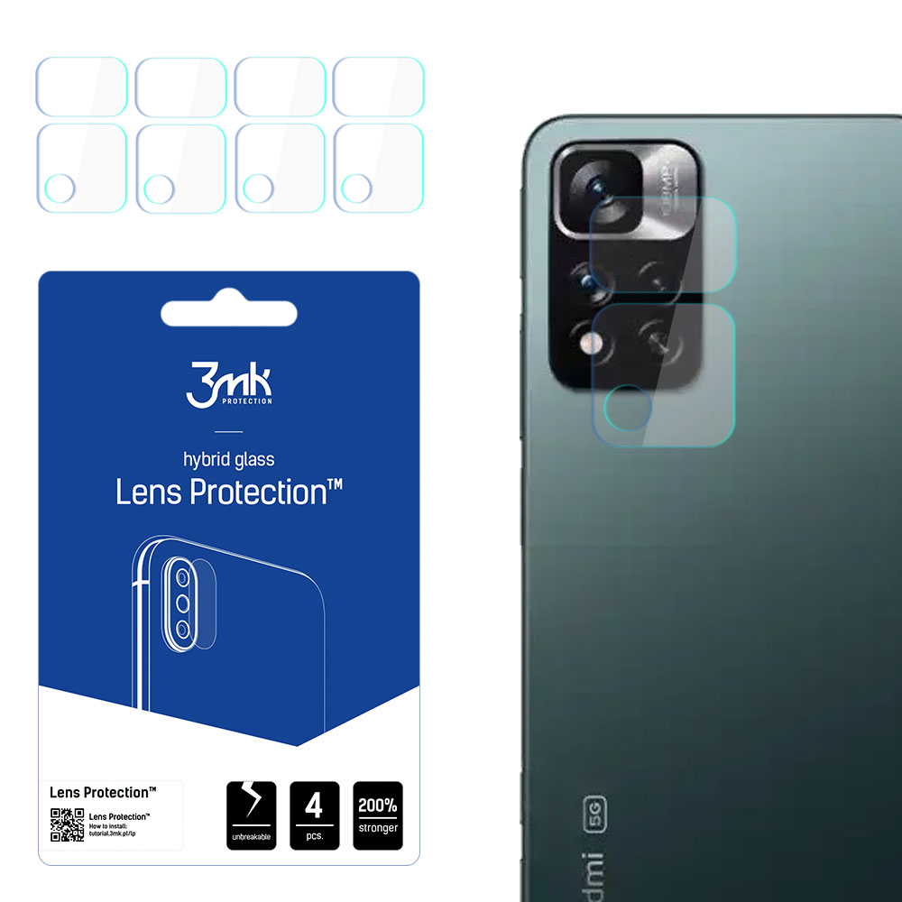 3mk Lens Protection – kameras objektīva aizsargs modelim Xiaomi Redmi Note 11 Pro+ 5G