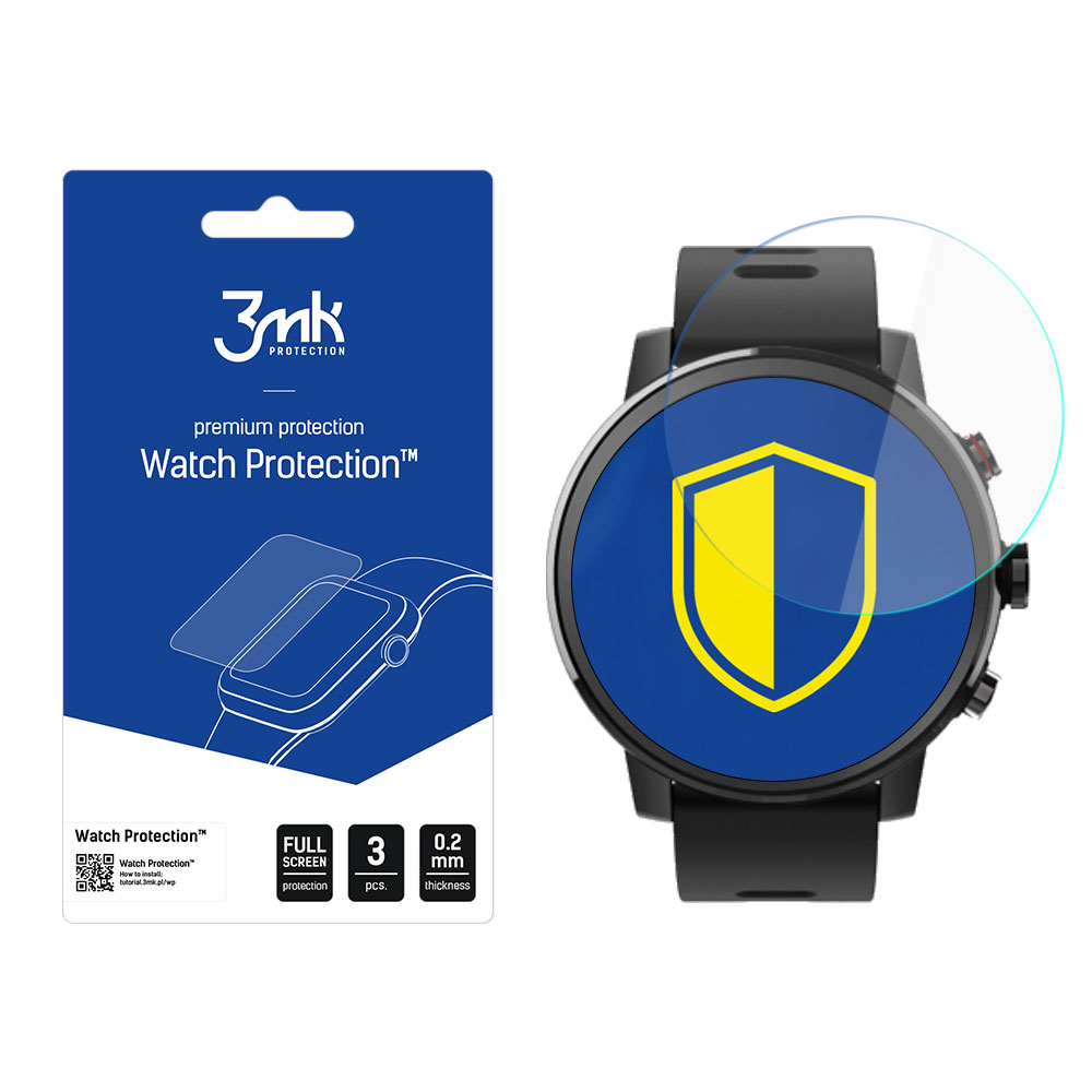 3mk Watch Protection ARC – viedpulksteņa ekrāna aizsargs modelim Xiaomi Amazfit Stratos 2