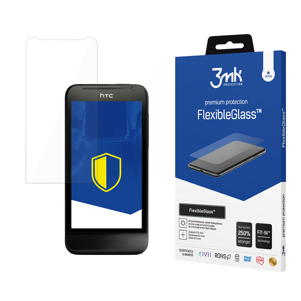 3mk FlexibleGlass – tālruņa ekrāna aizsargs modelim HTC One V