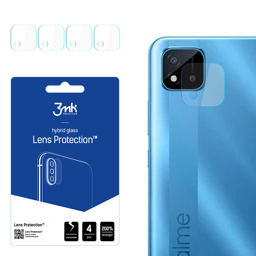 3mk Lens Protection – kameras objektīva aizsargs modelim Realme C20A
