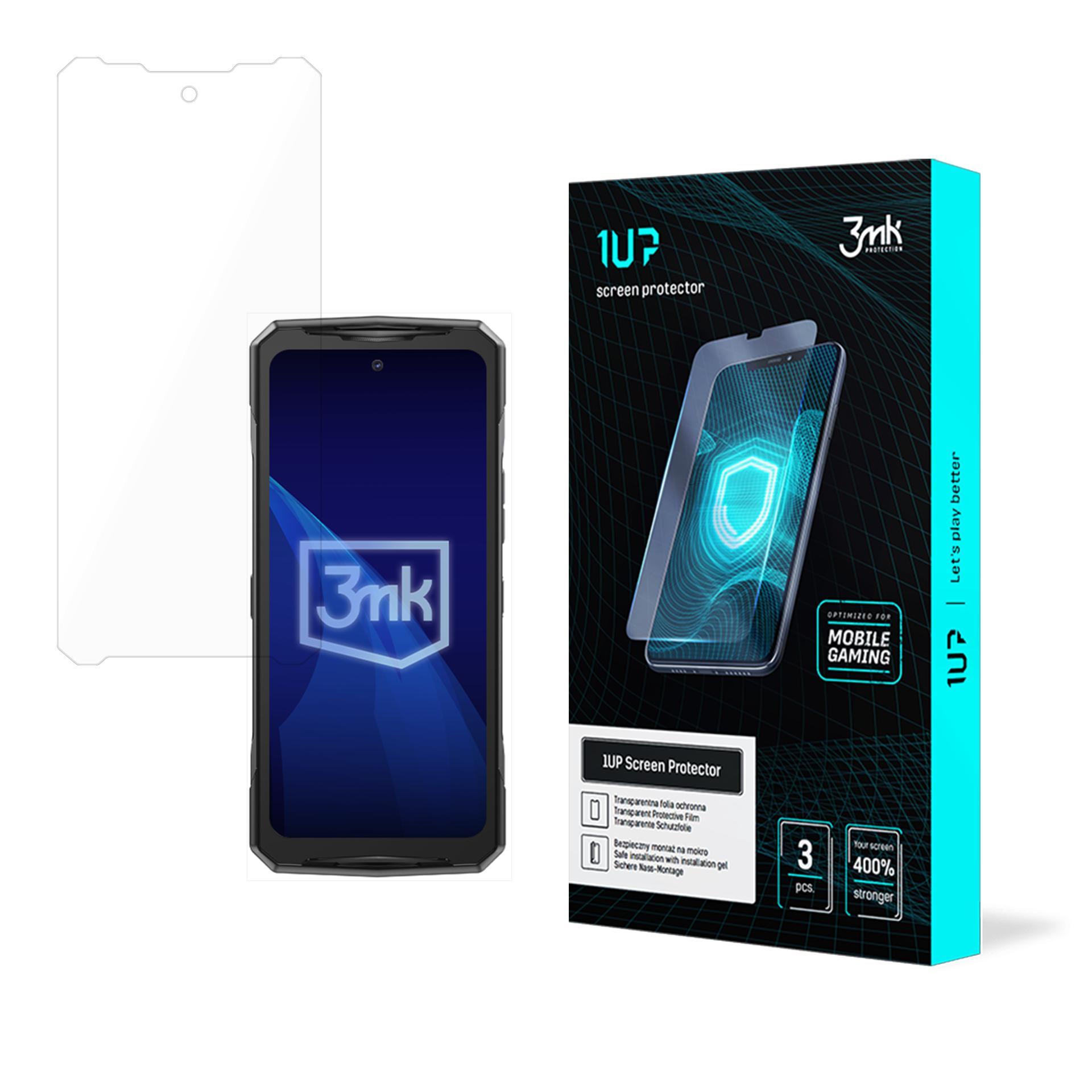 3mk 1UP – tālruņa ekrāna aizsargs modelim Doogee V40 Pro