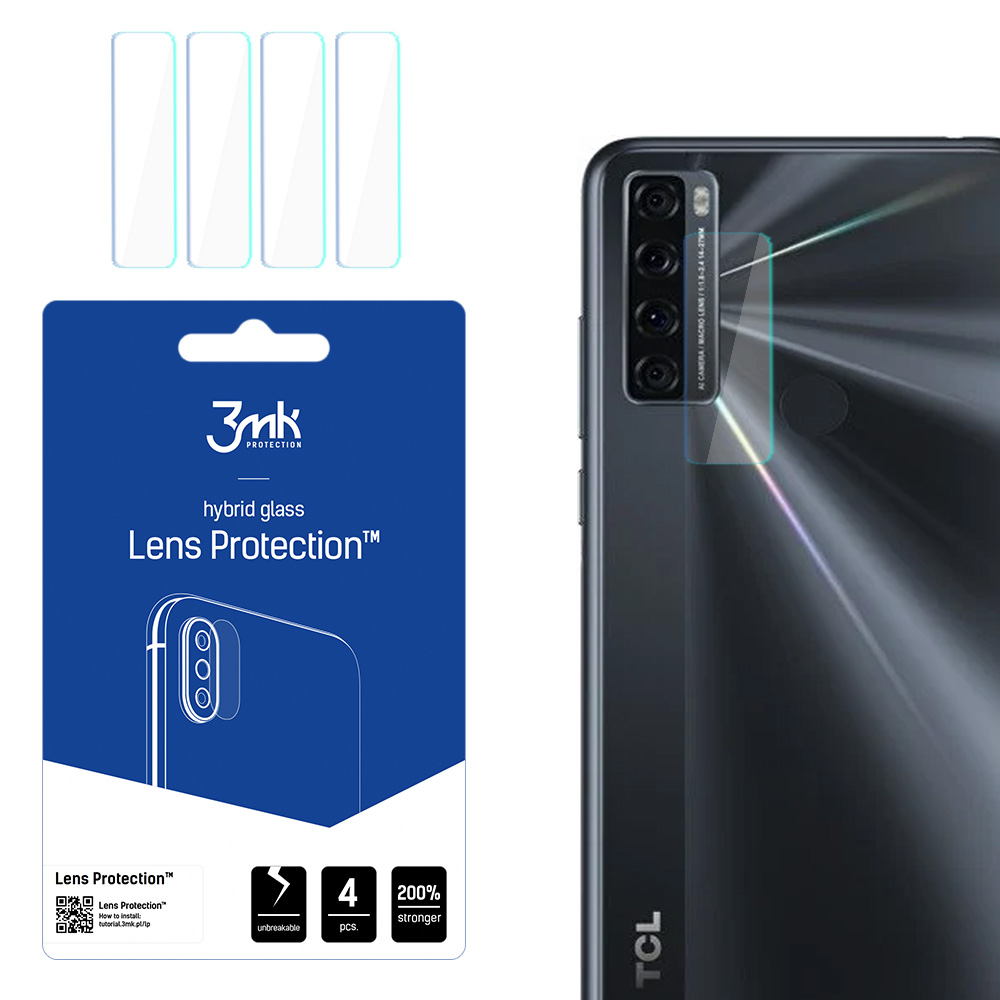 3mk Lens Protection – kameras objektīva aizsargs modelim TCL 20 SE