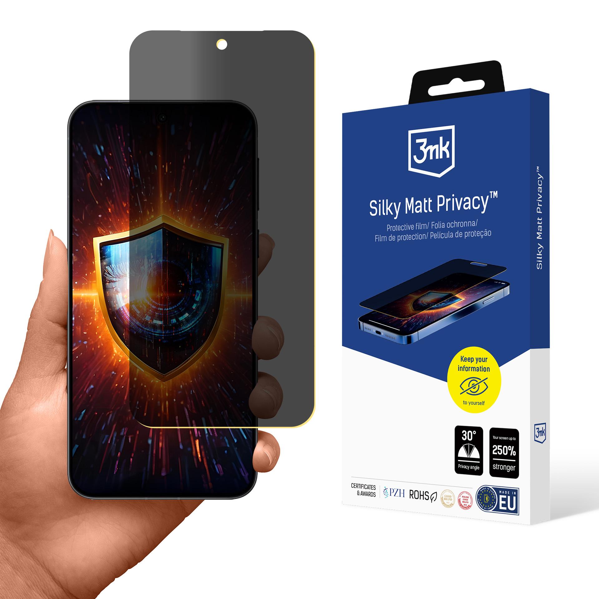 3mk Silky Matt Privacy — приватный фильтр для экрана для Vivo X200 FE