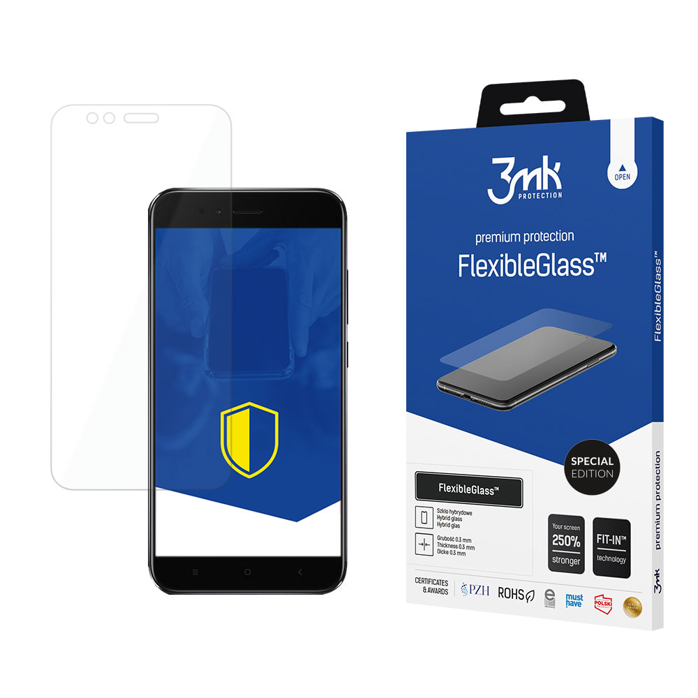 3mk FlexibleGlass Special Edition – tālruņa ekrāna aizsargs modelim Xiaomi Mi A1 Global