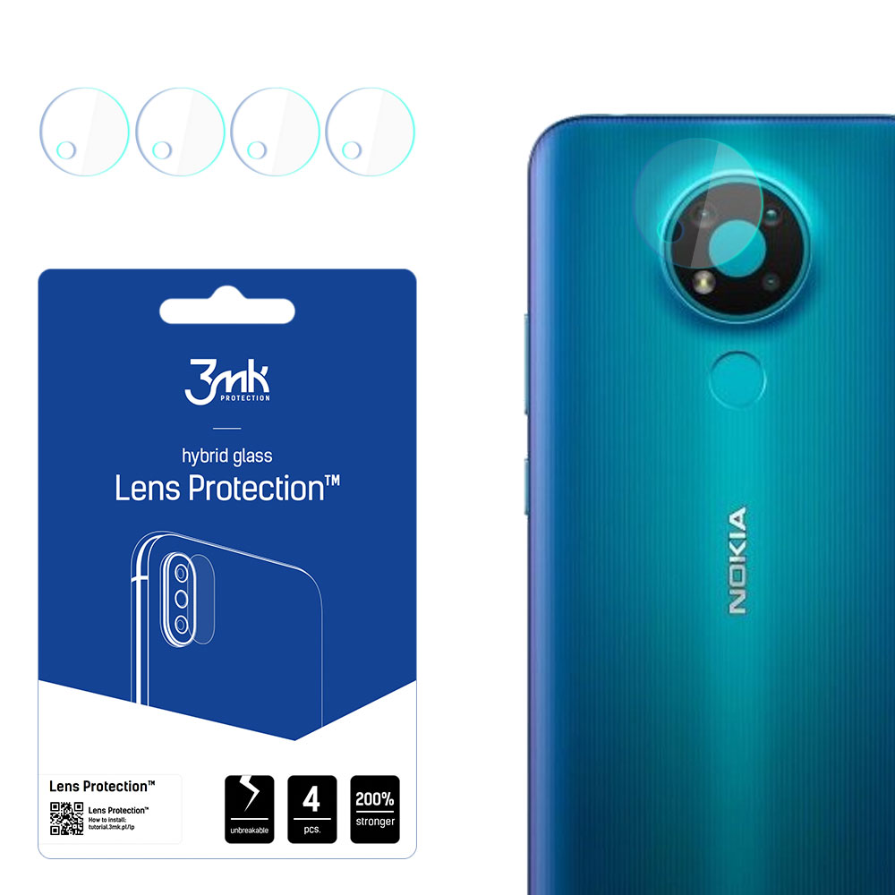 3mk Lens Protection – kameras objektīva aizsargs modelim Nokia 3.4