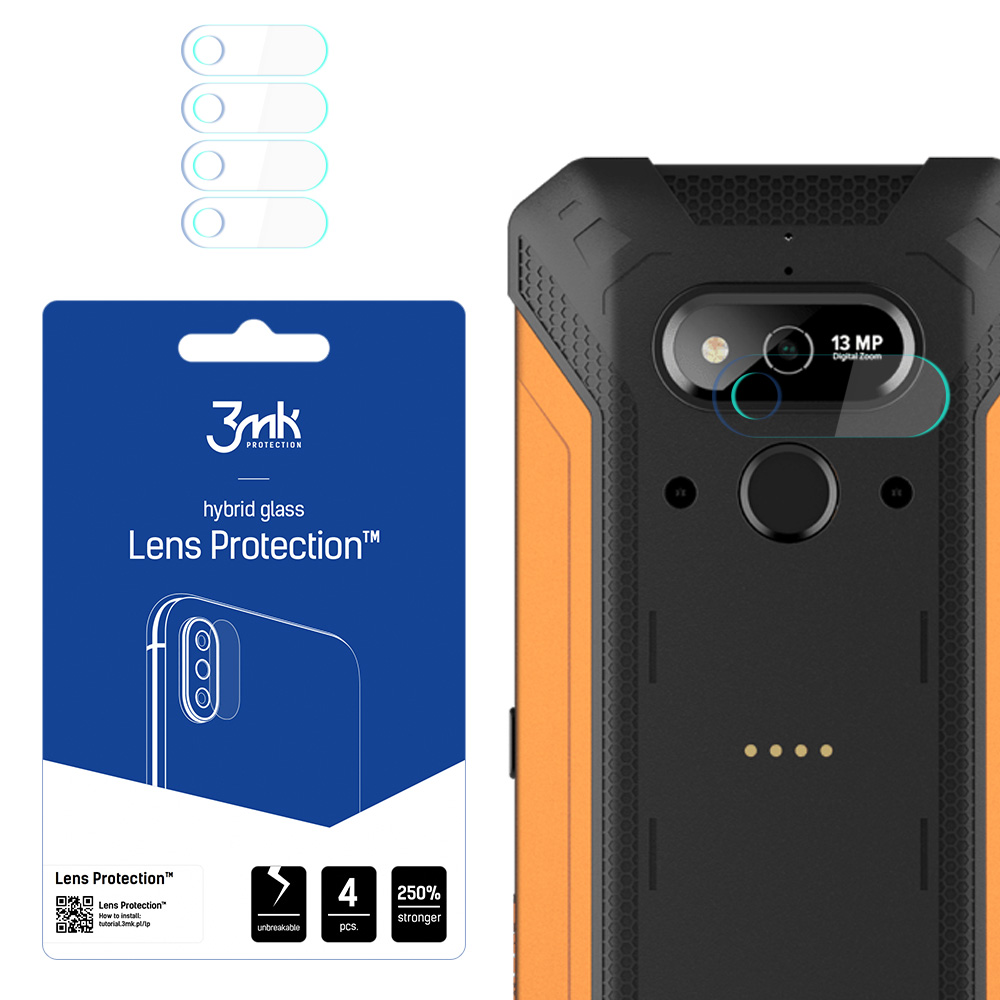 3mk Lens Protection – kameras objektīva aizsargs modelim MyPhone Hammer Explorer