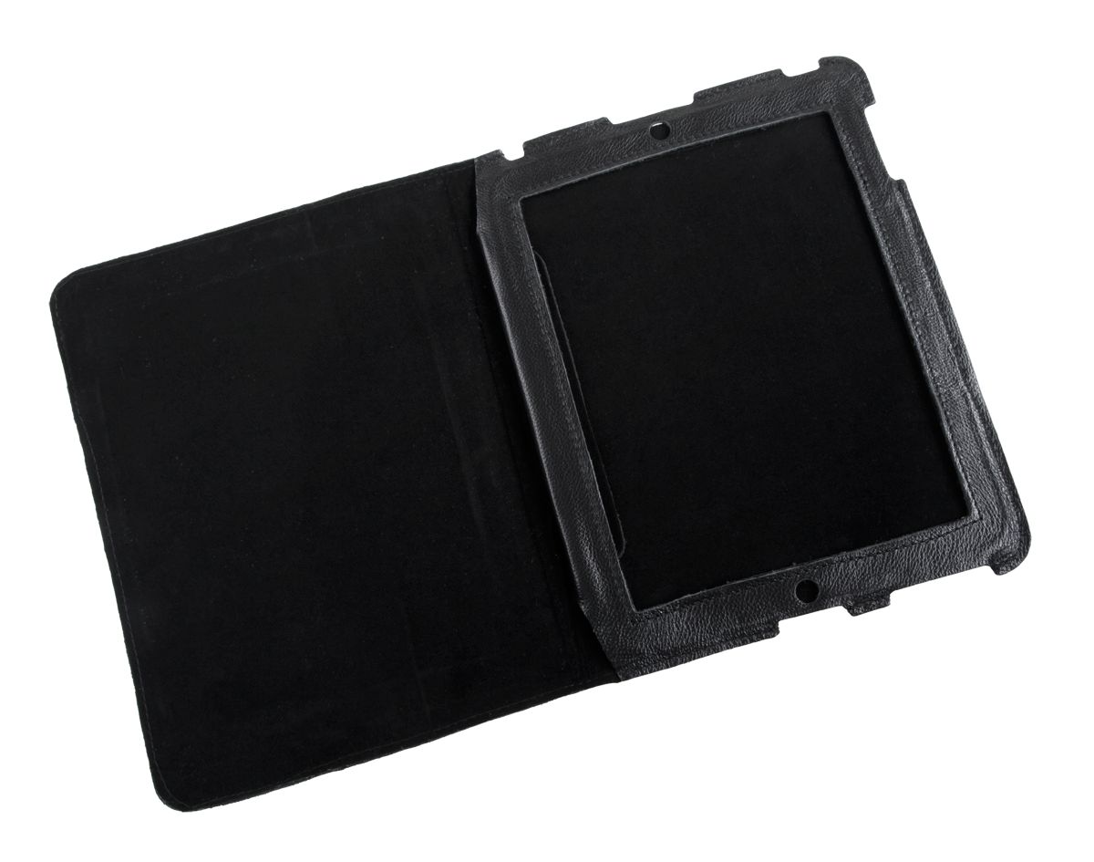 Ādas maciņš Apple iPad 3, melns