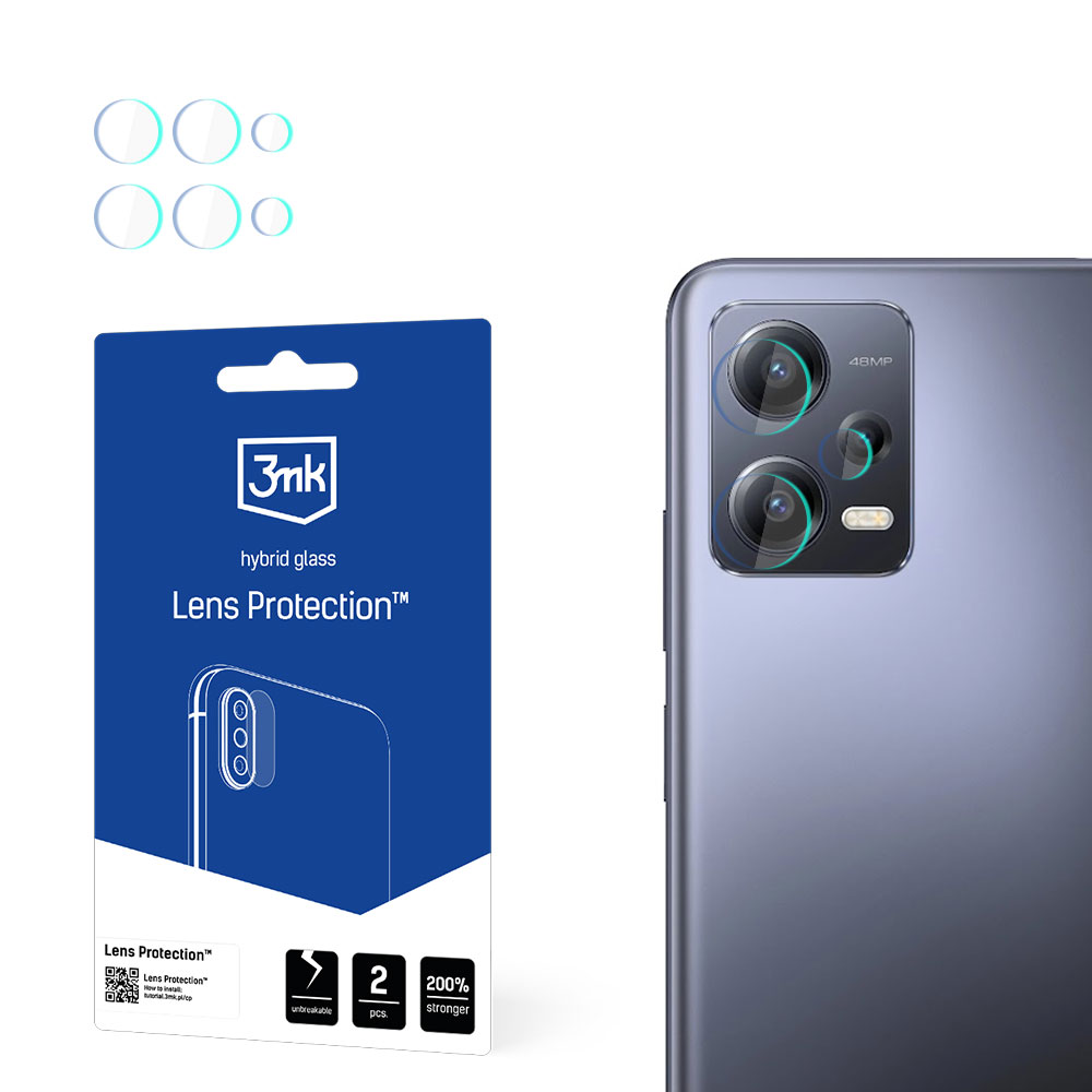 Objektīva stikls Xiaomi Redmi Note 12 Pro 7H - 3mk Lens Protection sērijas objektīva stikls
