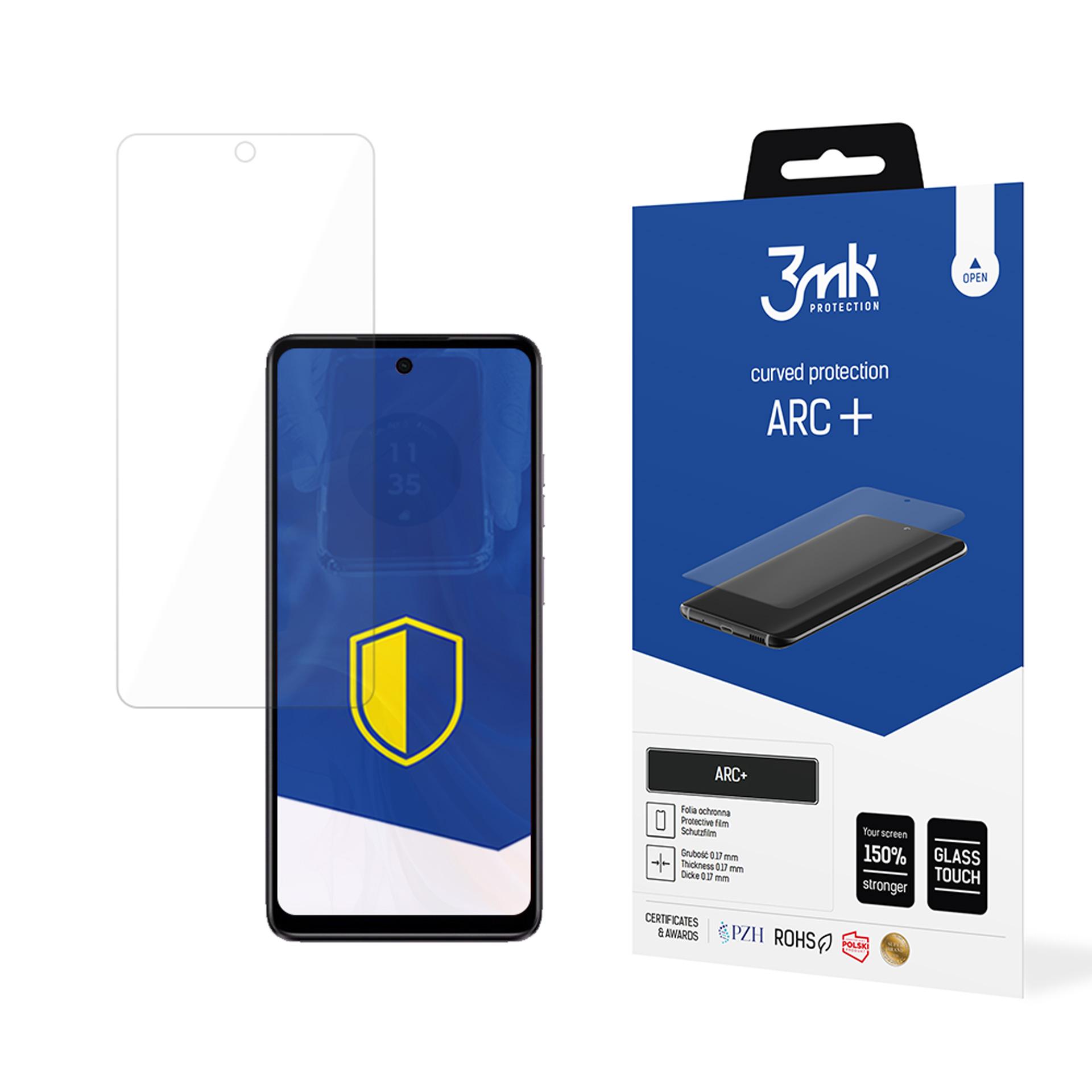 3mk ARC+ – tālruņa ekrāna aizsargs modelim Motorola Moto E14
