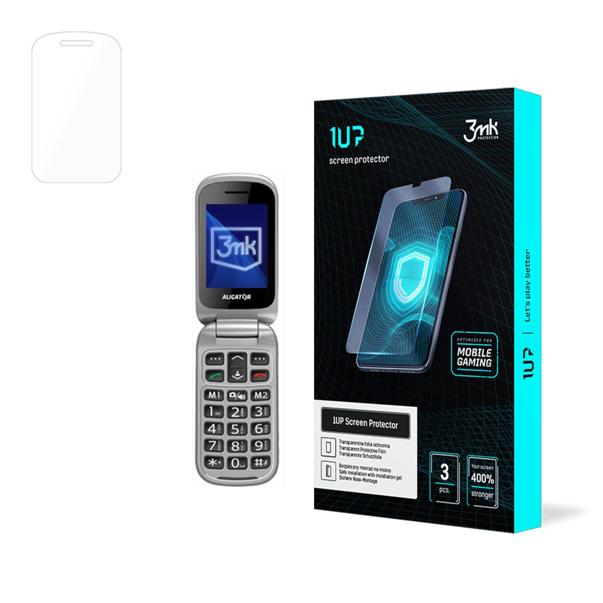 3mk 1UP – tālruņa ekrāna aizsargs modelim Aligator V650 Senior