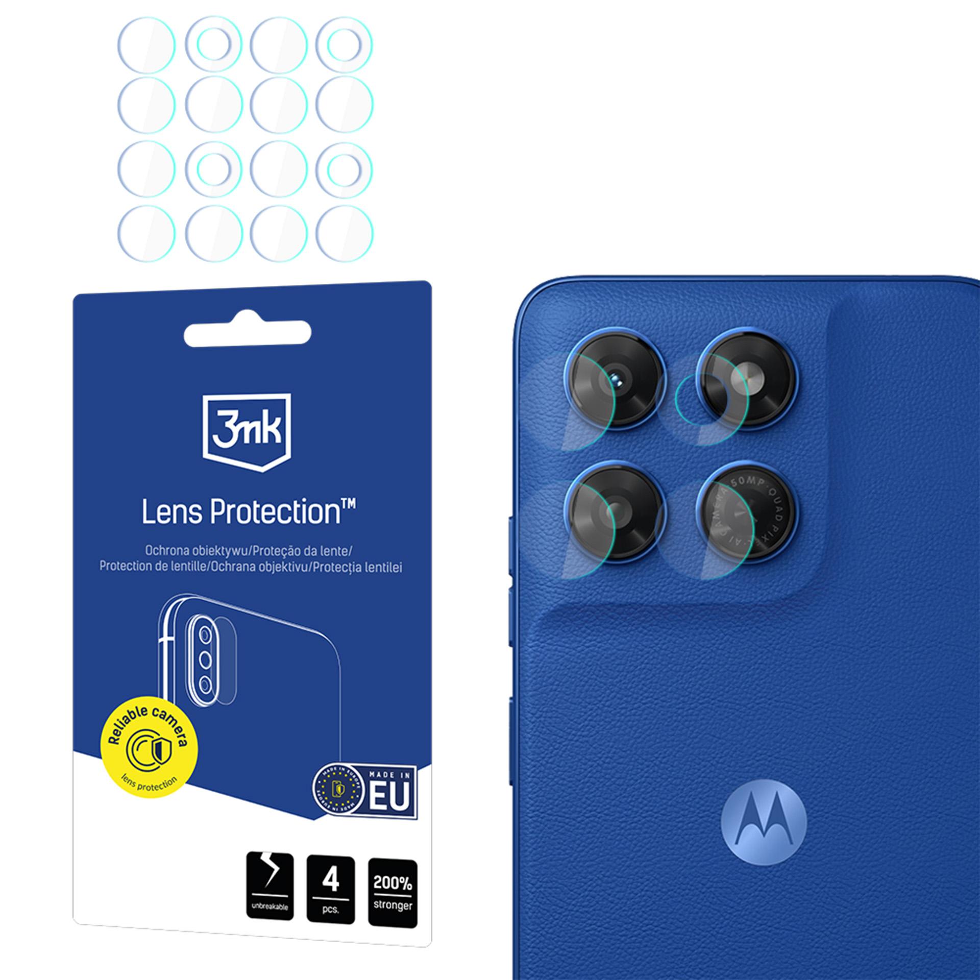 3mk Lens Protection – kameras objektīva aizsargs modelim Motorola Moto G37/ Moto G37 Power/ Moto G47