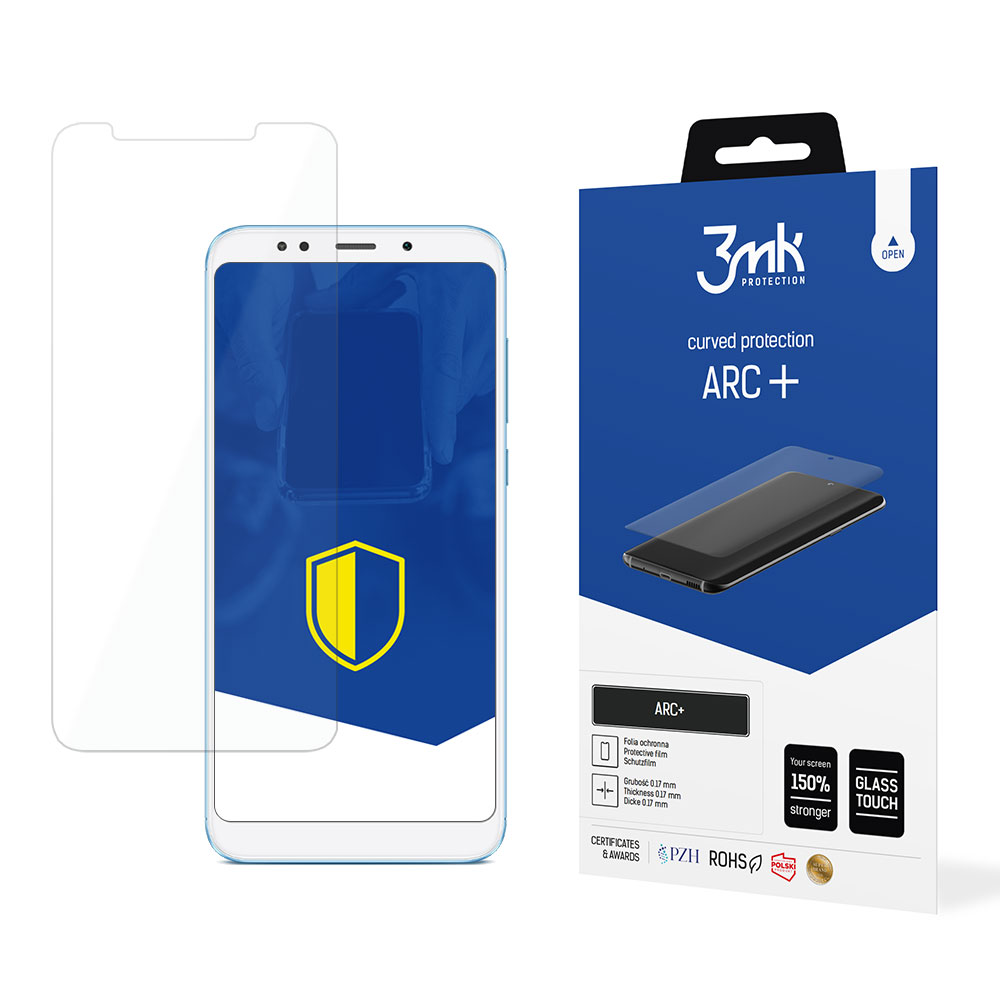 3mk ARC+ – tālruņa ekrāna aizsargs modelim Xiaomi Redmi Note 5 Global