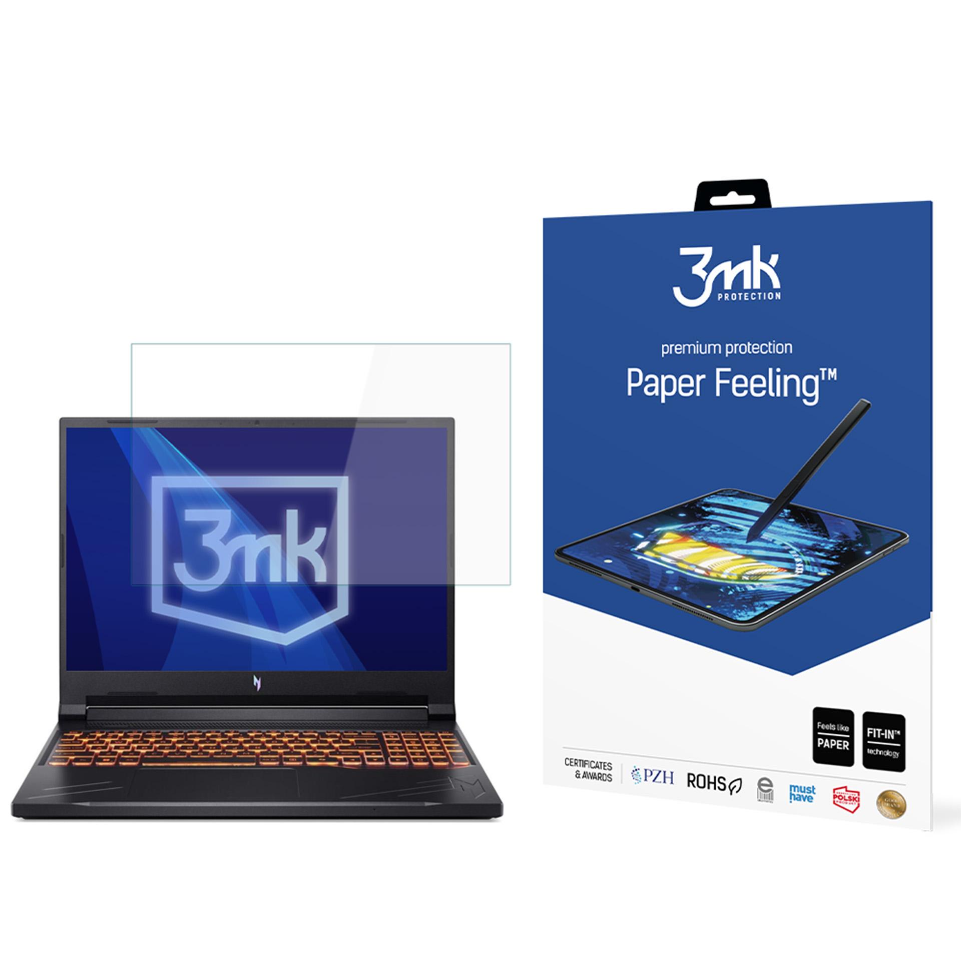 3mk Paper Feeling (до 17") — защита экрана компьютера для Acer Nitro V 16 ANV16-41