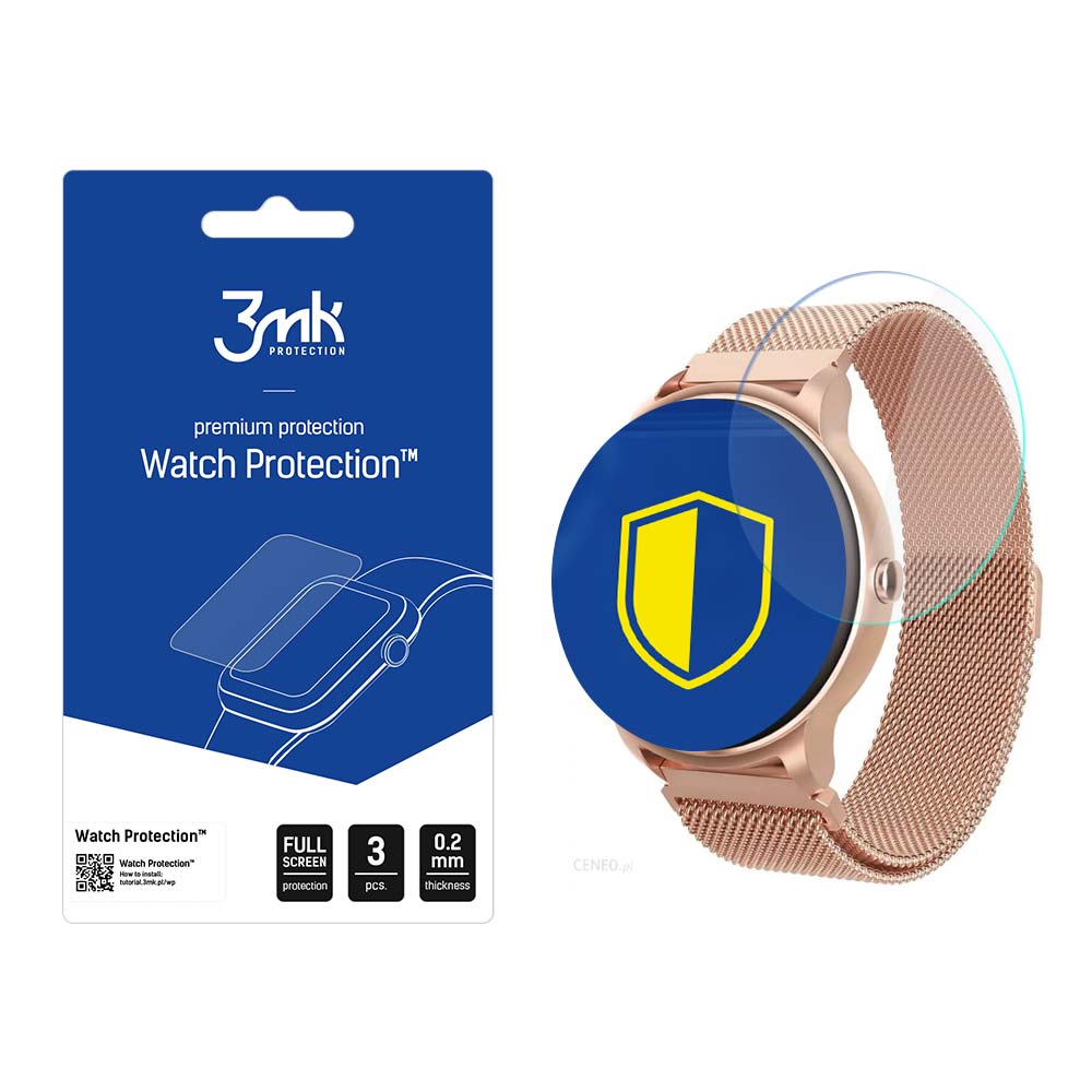 3mk Watch Protection ARC – viedpulksteņa ekrāna aizsargs modelim Forever ForeVive 2 SB-330
