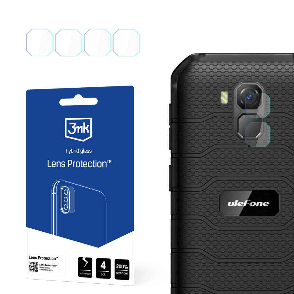 3mk Lens Protection – kameras objektīva aizsargs modelim Ulefone Armor X7 Pro