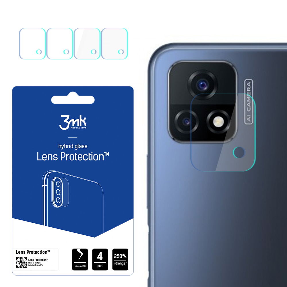 3mk Lens Protection – kameras objektīva aizsargs modelim Vivo IQOO U3X 5G