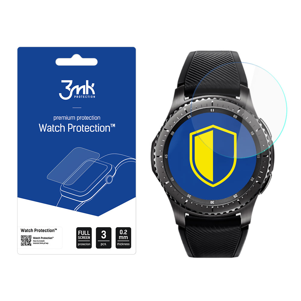 3mk Watch Protection FlexibleGlass – viedpulksteņa ekrāna aizsargs modelim Samsung Gear S3 Frontier