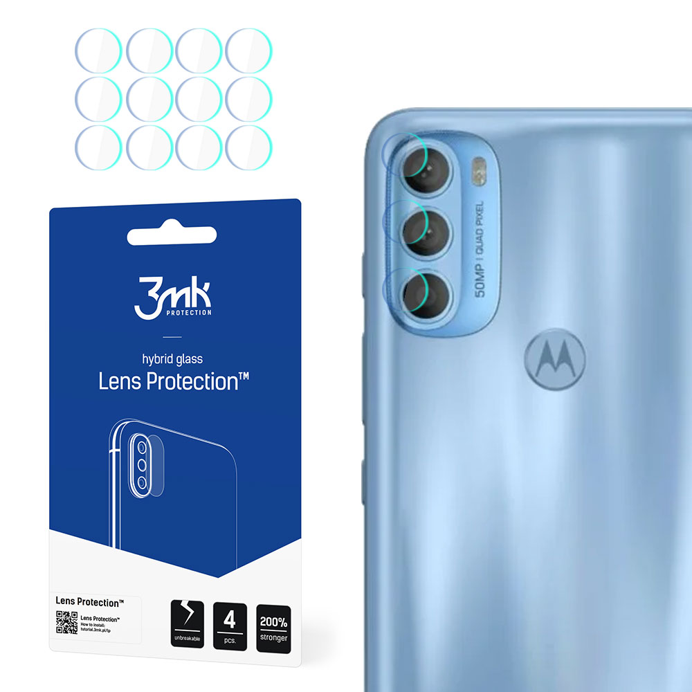 3mk Lens Protection – kameras objektīva aizsargs modelim Motorola Moto G71 5G