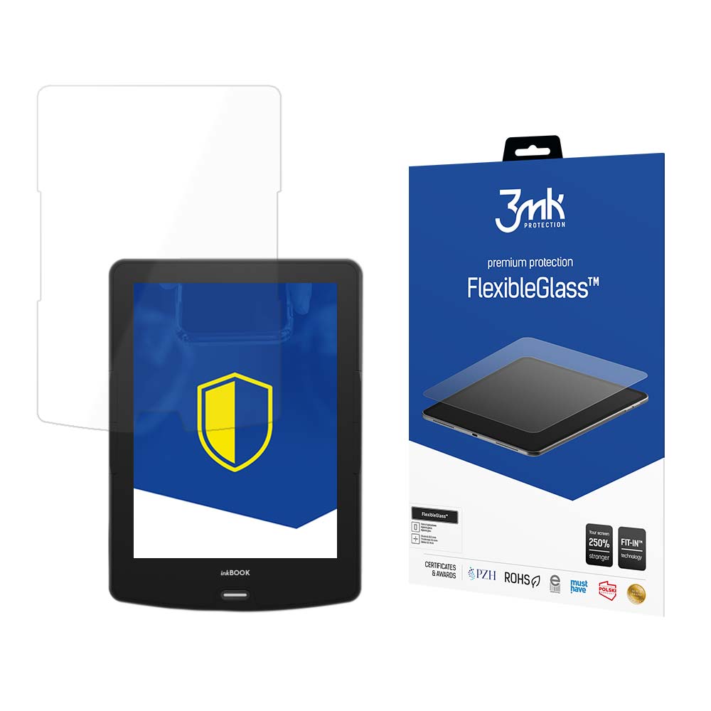3mk FlexibleGlass (līdz 8.3") – planšetdatora ekrāna aizsargs modelim inkBook Calypso Plus