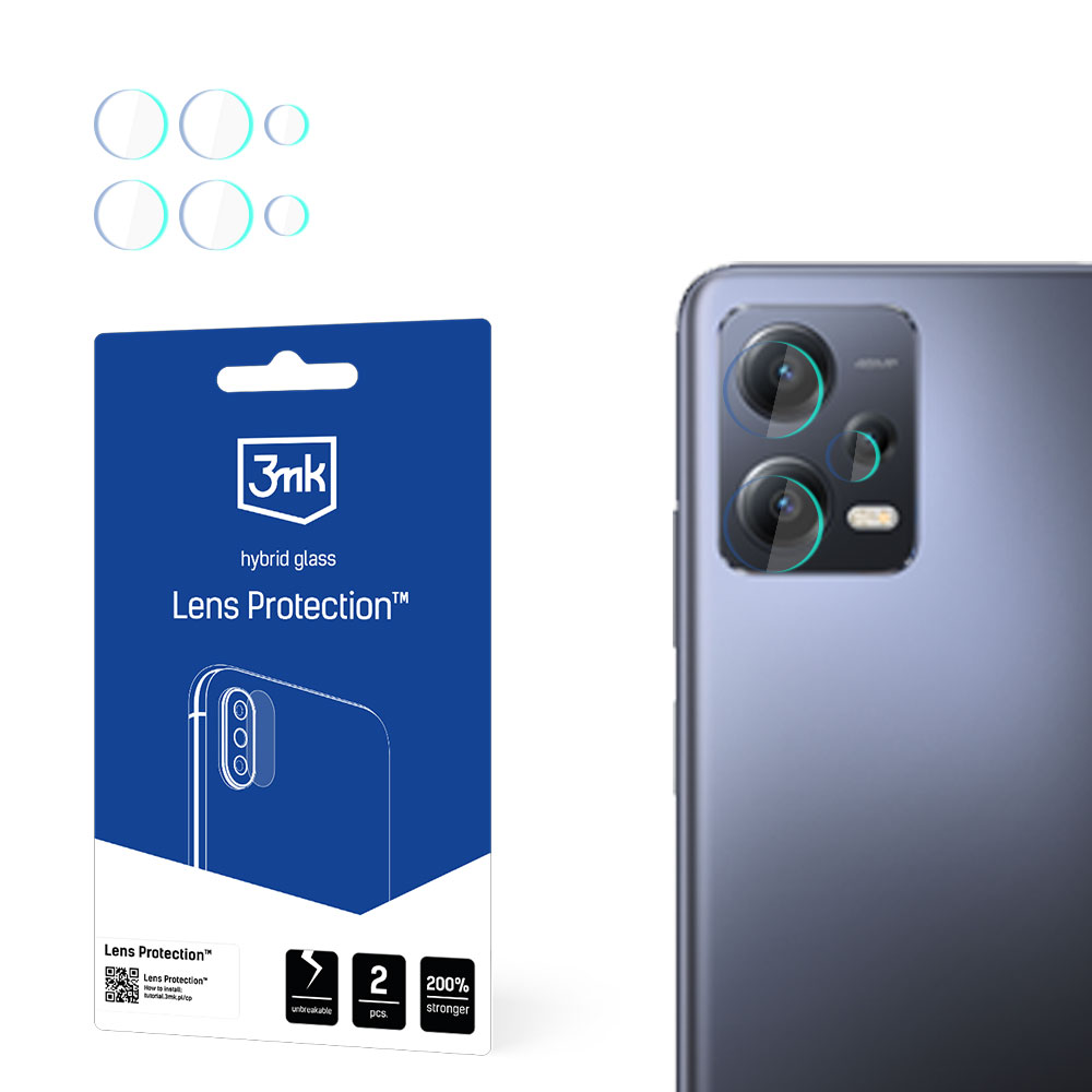 3mk Lens Protection – kameras objektīva aizsargs modelim Redmi Note 12 5G