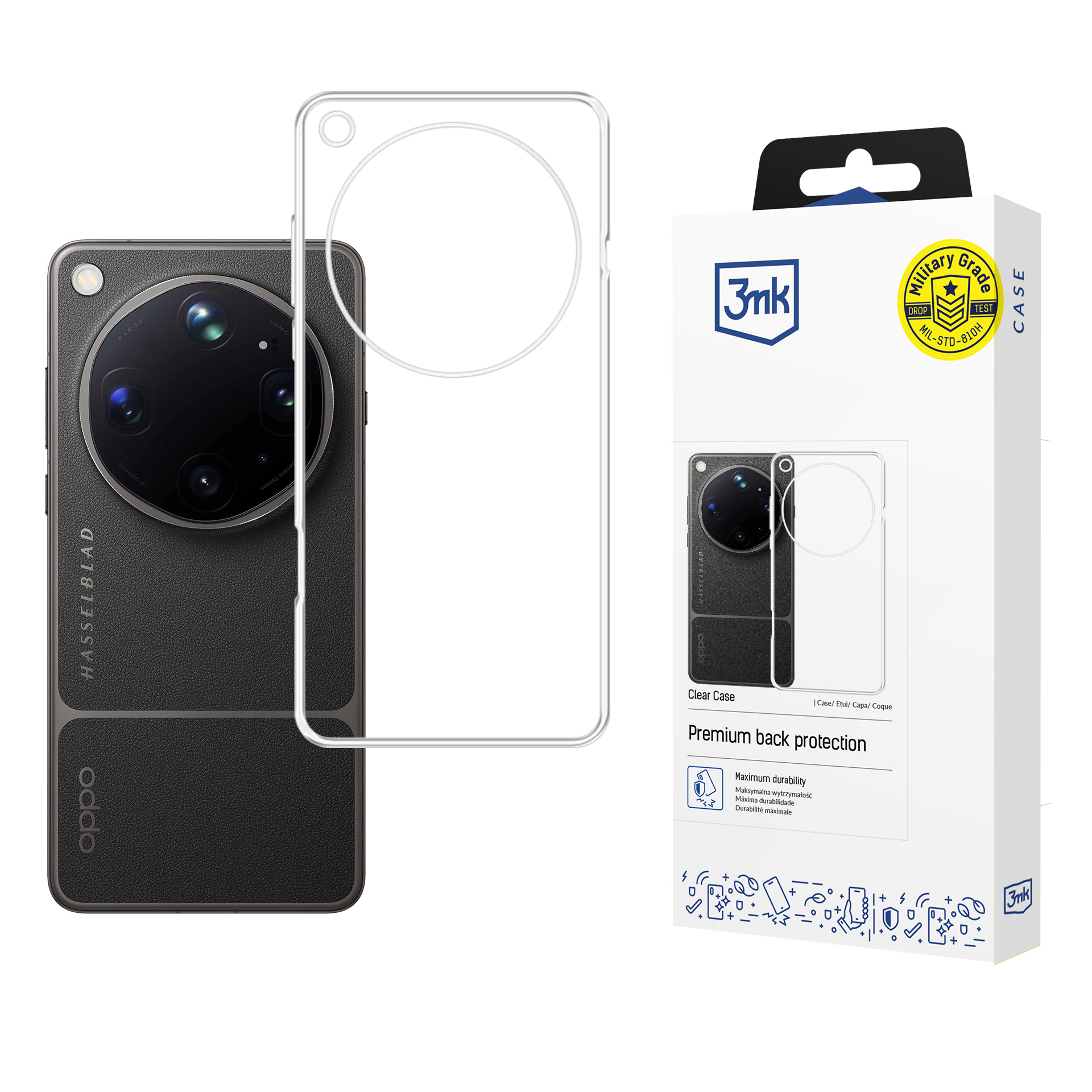 3mk Clear Case – tālruņa vāciņš modelim Oppo Find X9 Ultra