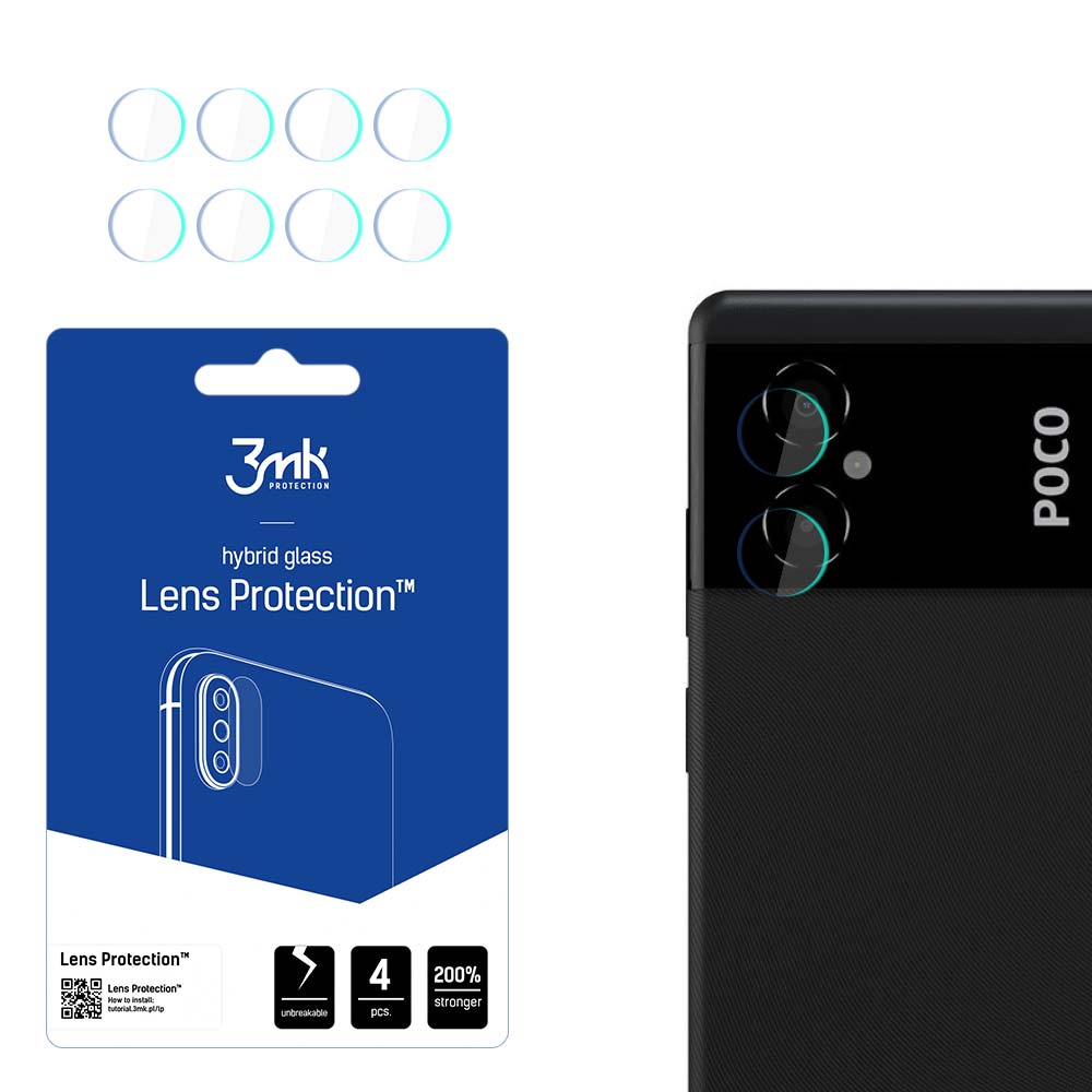 3mk Lens Protection – kameras objektīva aizsargs modelim Xiaomi POCO M4 5G