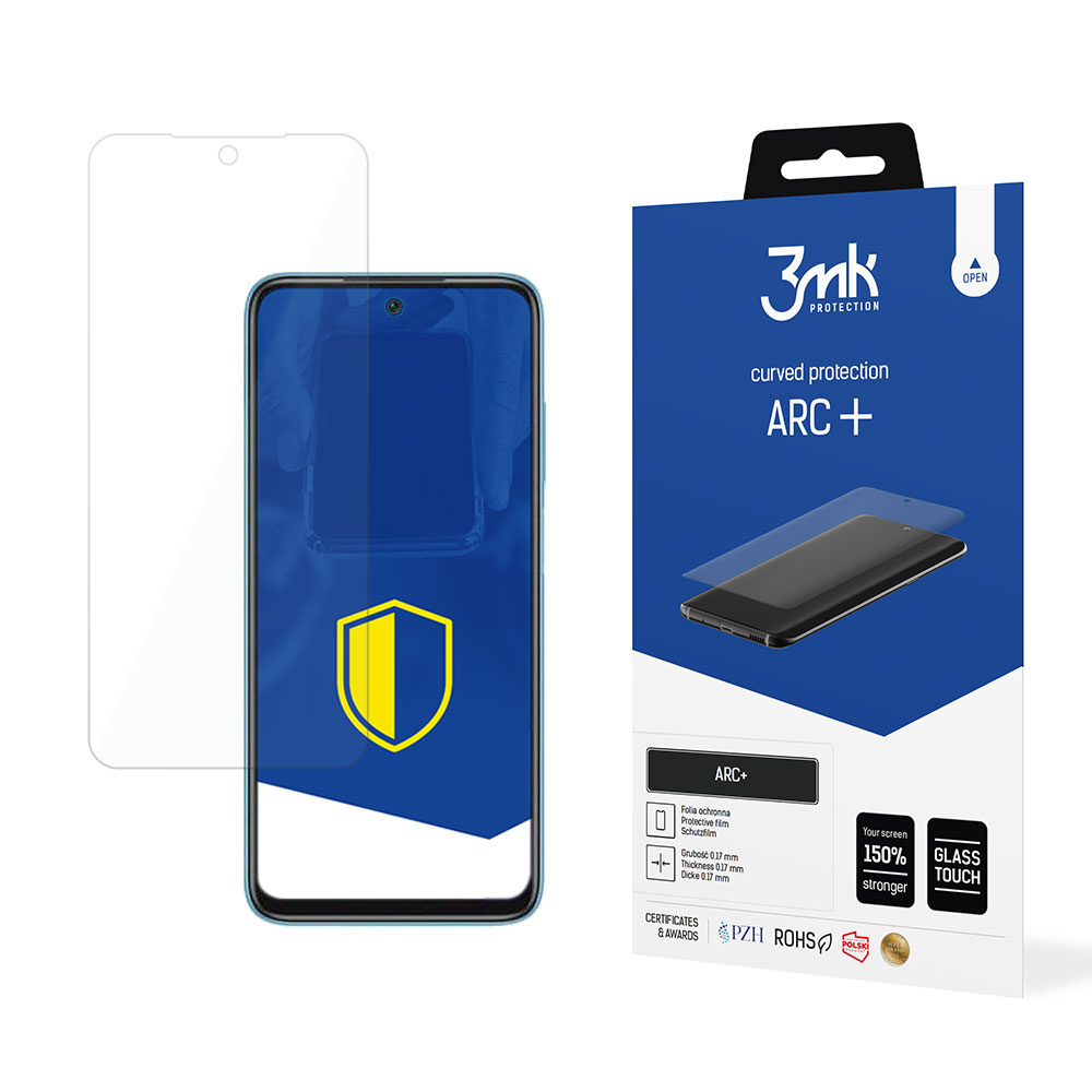 3mk ARC+ – tālruņa ekrāna aizsargs modelim Xiaomi Redmi 10 2022