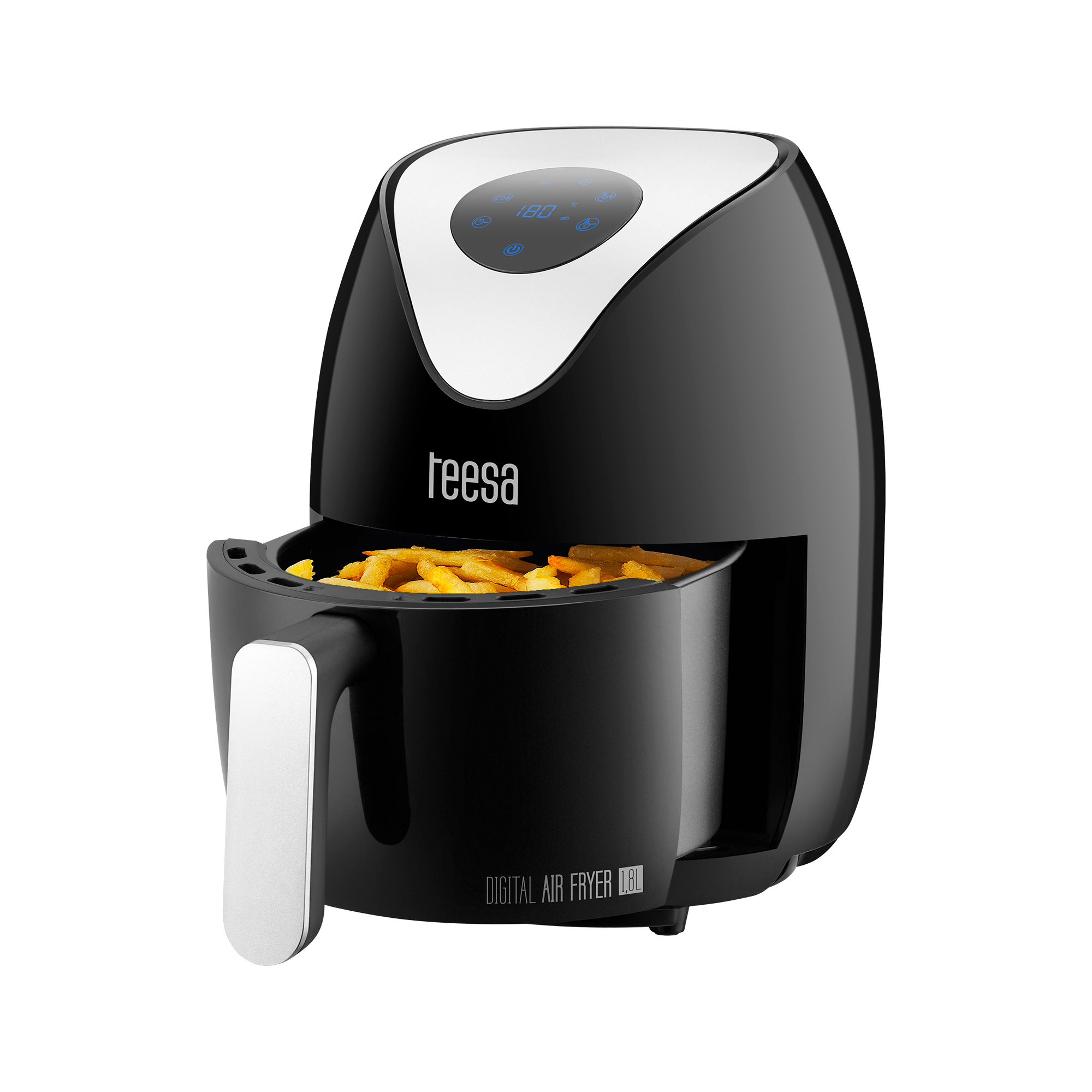 Karstā gaisa fritieris TEESA DIGITAL AIR FRYER, 1,8 l