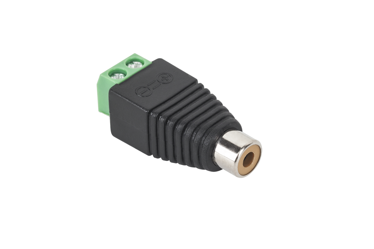 RCA ligzda ar ātro savienotāju