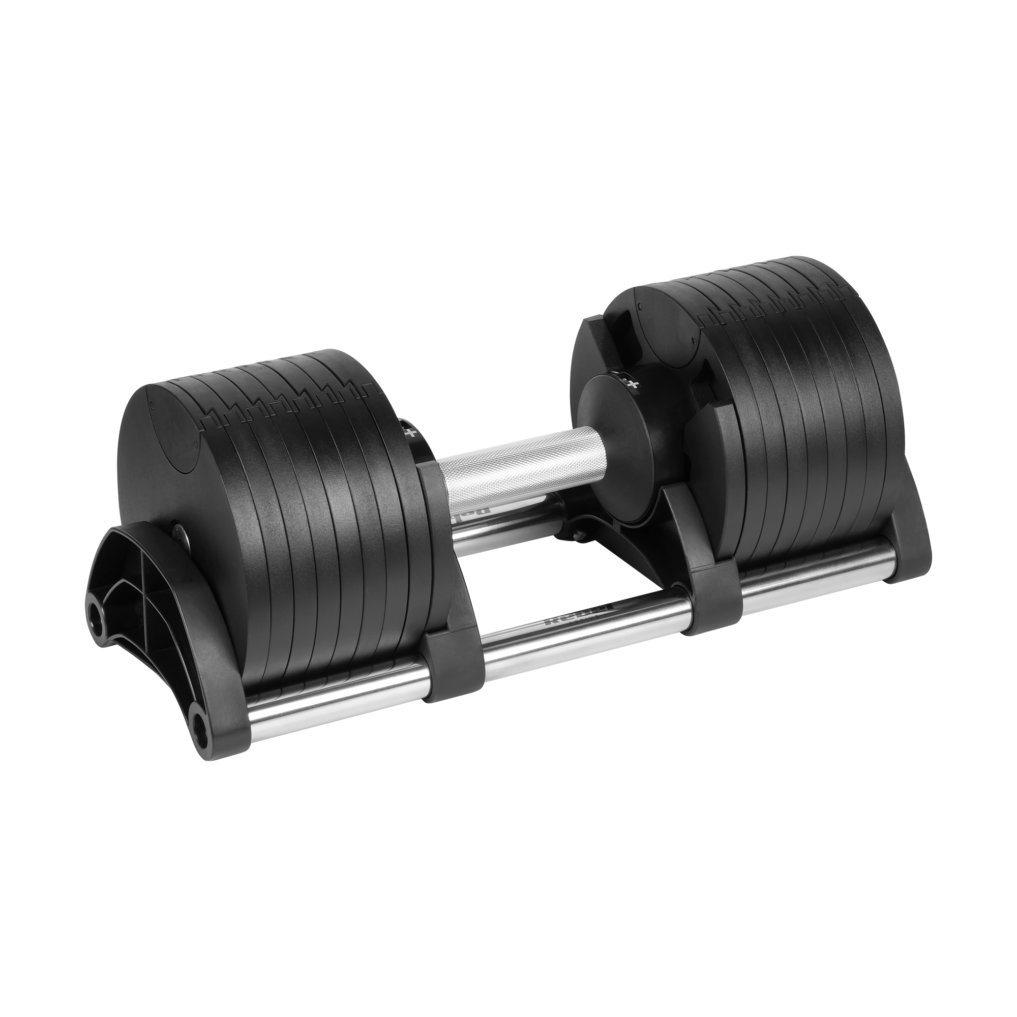 REBEL ACTIVE regulējama čuguna hantele, 36 kg, regulēšanas solis 2 kg
