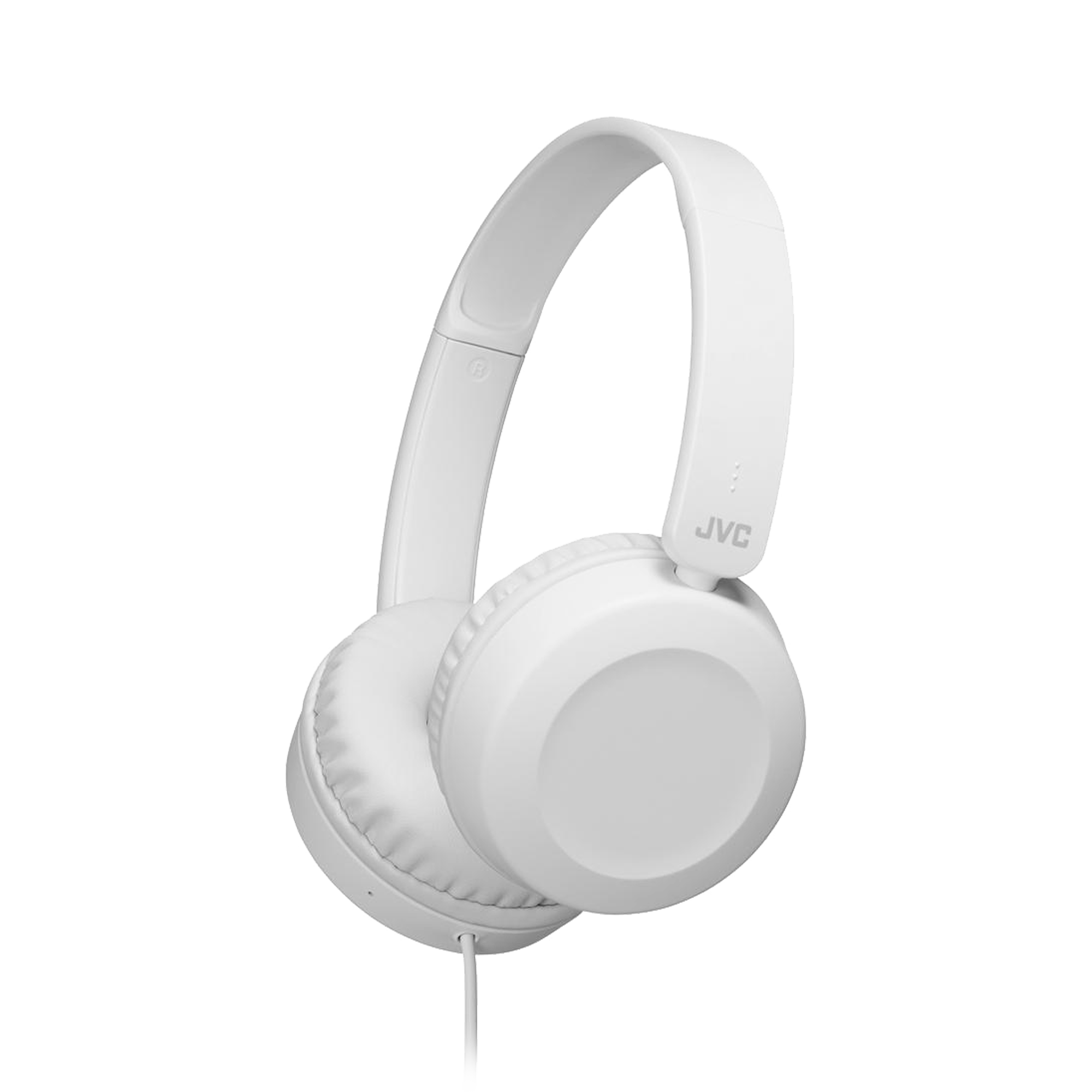 JVC HAS-31 WE vadu uz ausīm liekamās austiņas ar pulti un mikrofonu, baltas