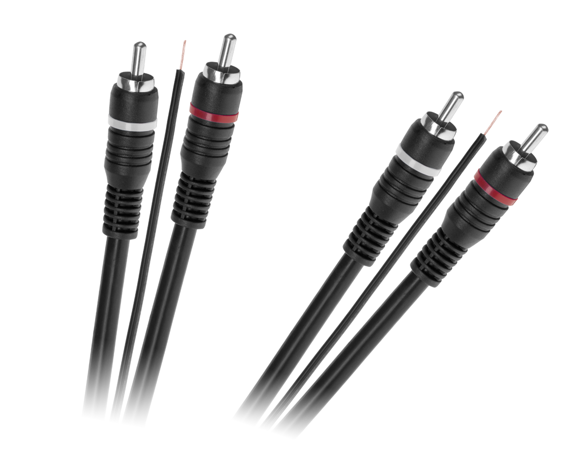2 RCA–2 RCA kabelis ar vadības dzīslu