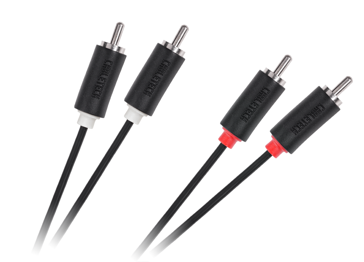 Cabletech Standard 2 RCA–2 RCA kabelis, 3 m