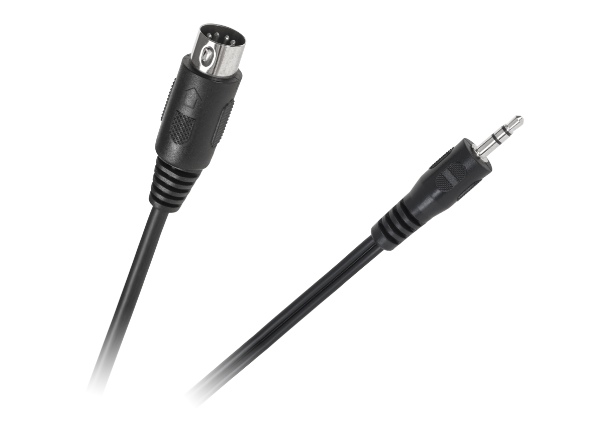 DIN–3,5 mm jack kabelis, 1,2 m