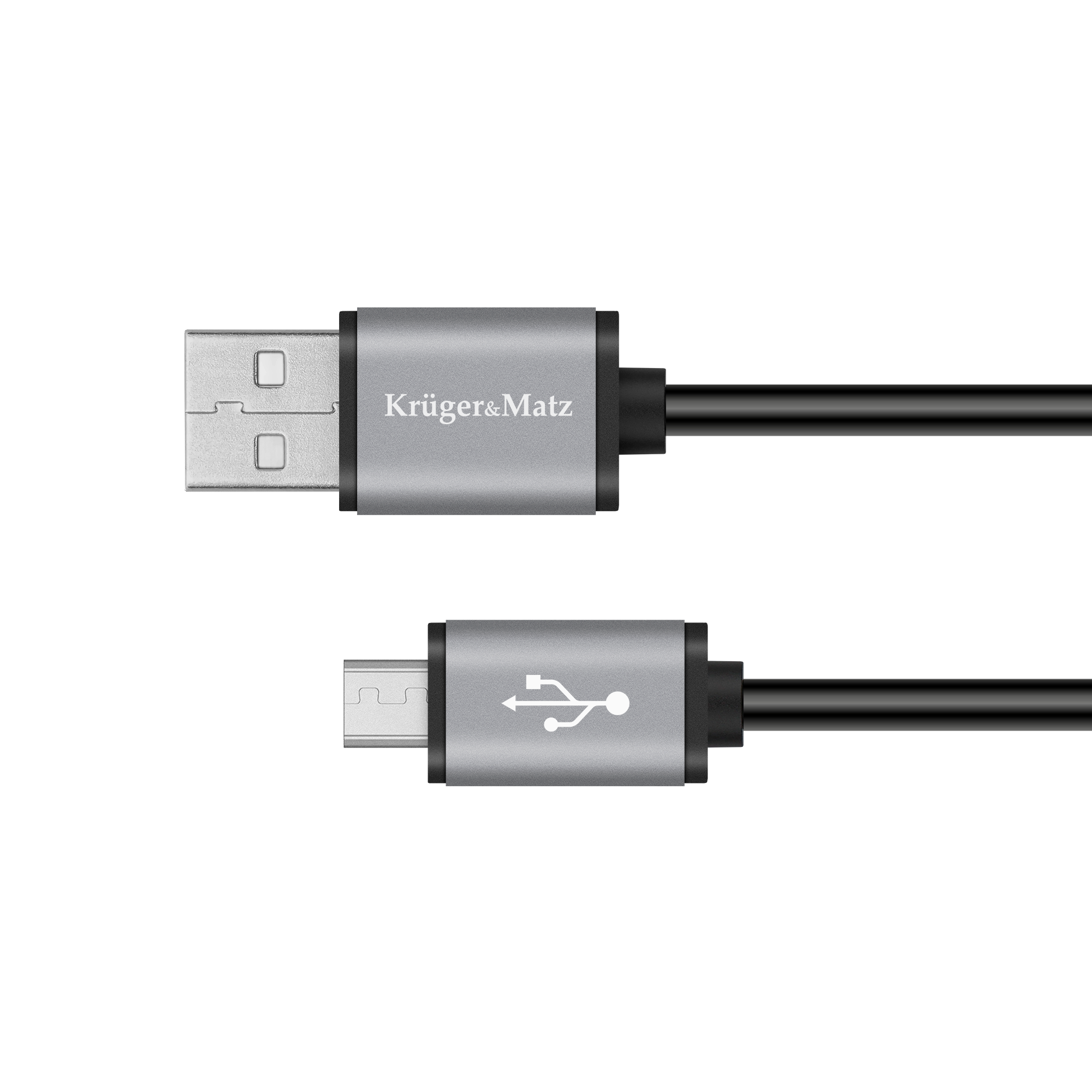 Kruger&Matz Basic USB – micro USB kabelis, 1,8 m