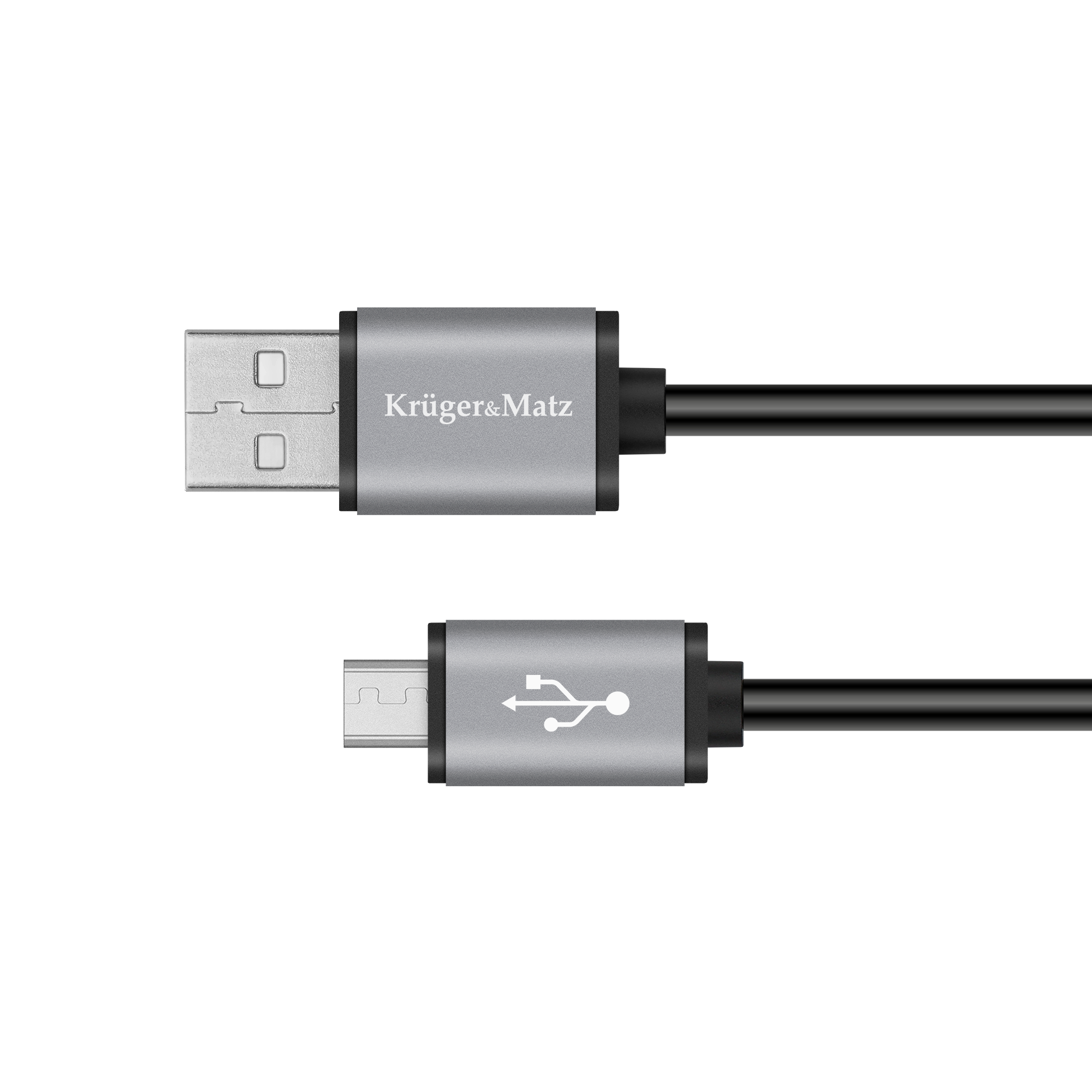 Kruger&Matz Basic USB – micro USB kabelis, 1 m