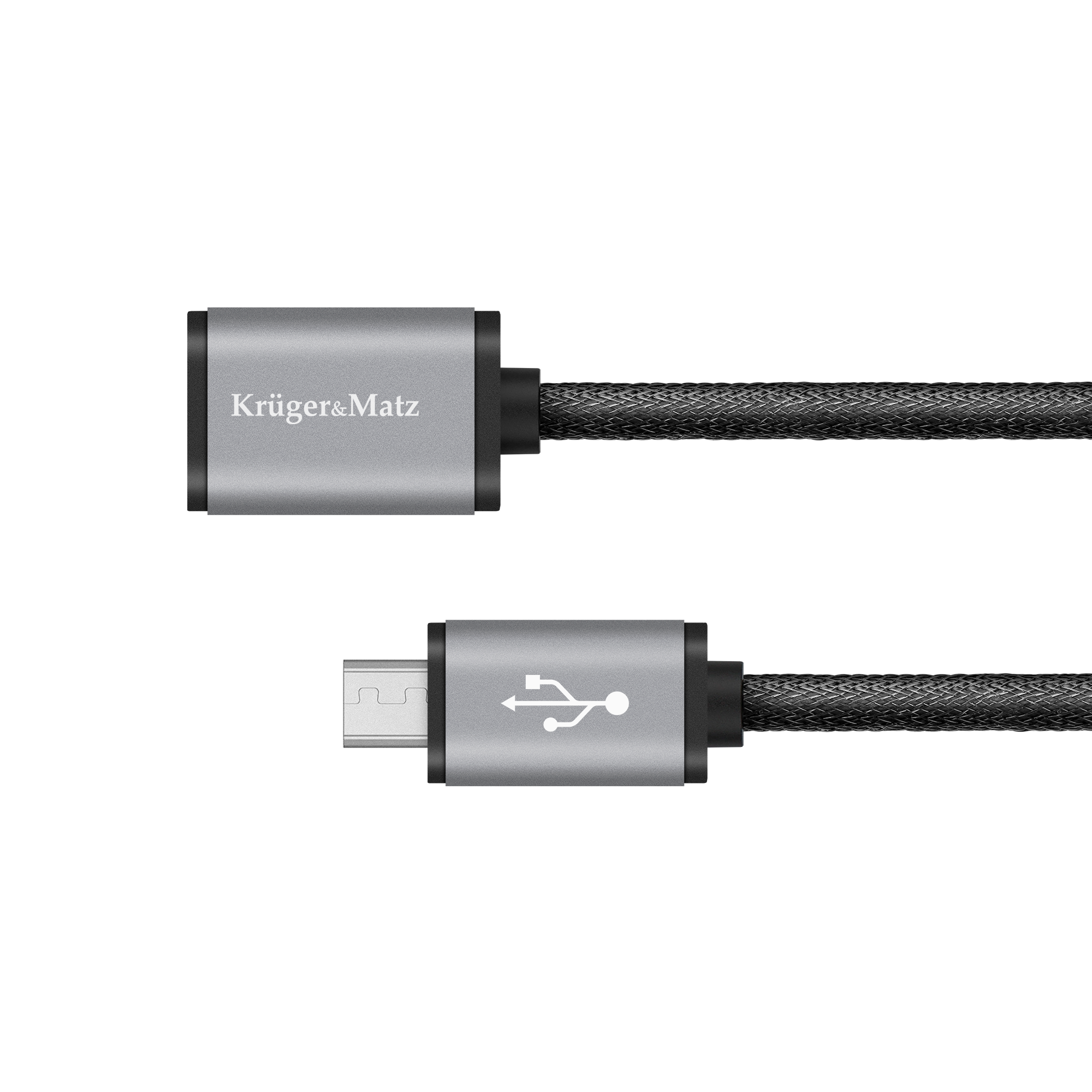 Kruger&Matz USB ligzdas–micro-USB spraudņa kabelis, 0