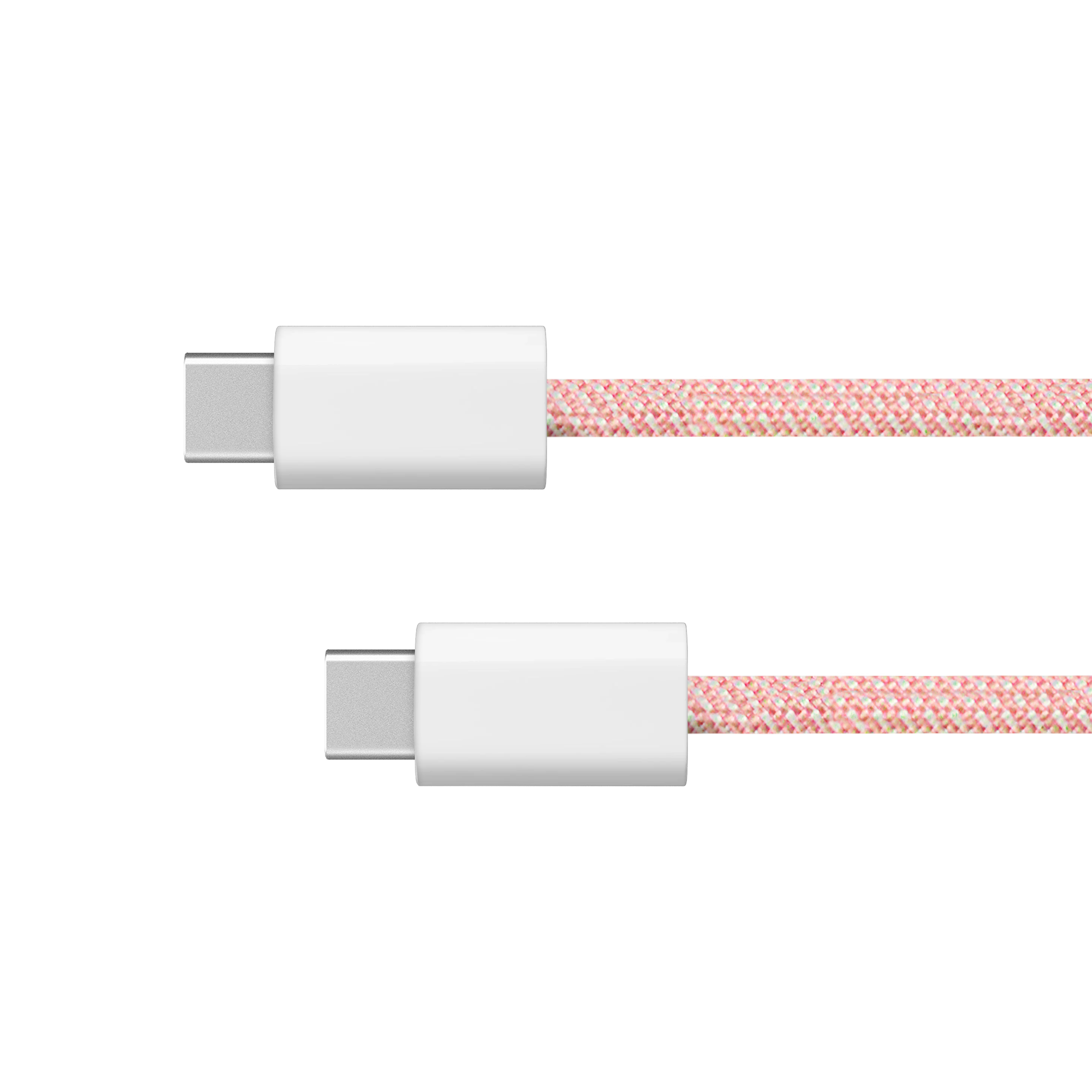 Krüger&Matz Basic USB-C–USB-C kabelis, 60 W, 1 m, rozā