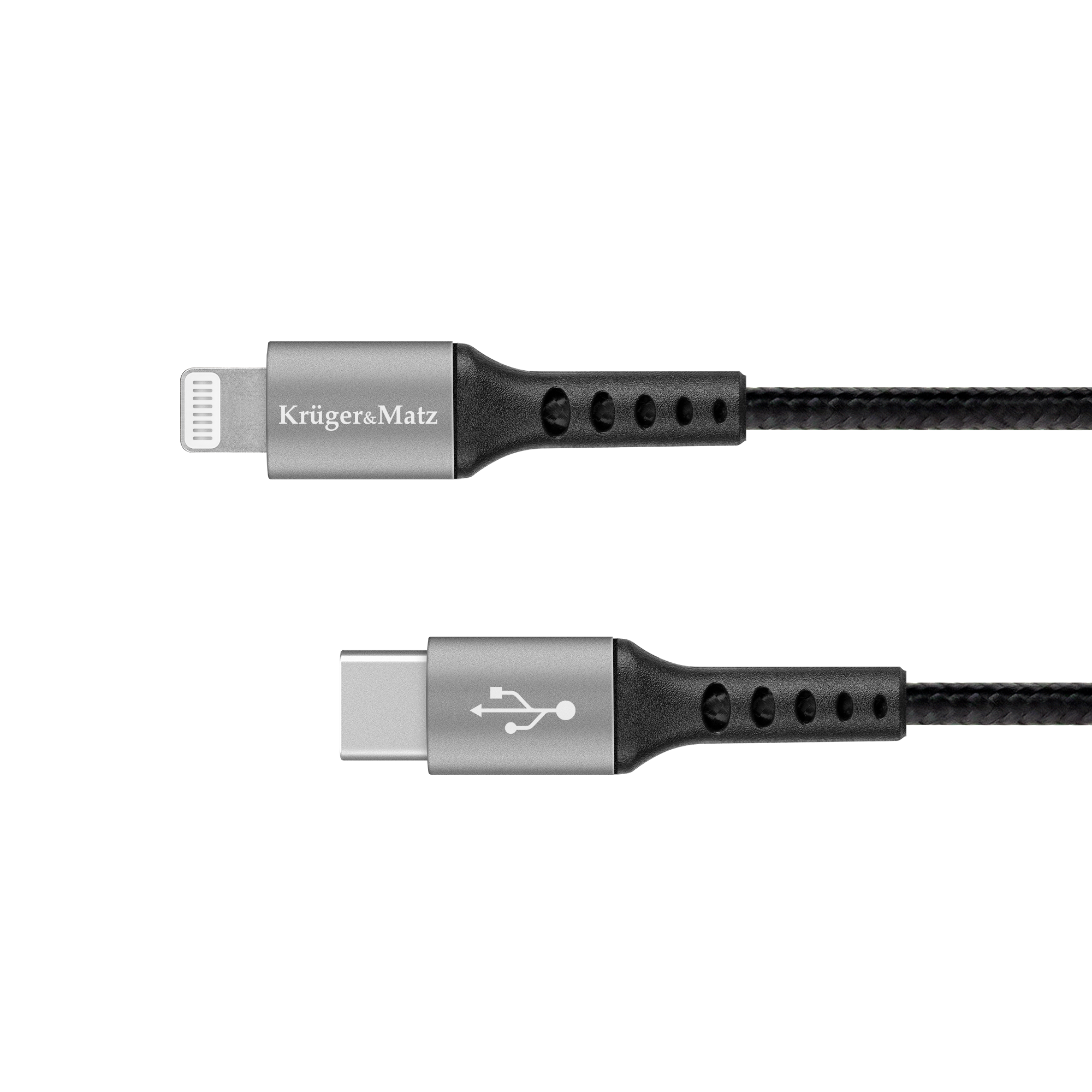 Kruger&Matz USB-C–Lightning C94 MFi kabelis, 1 m