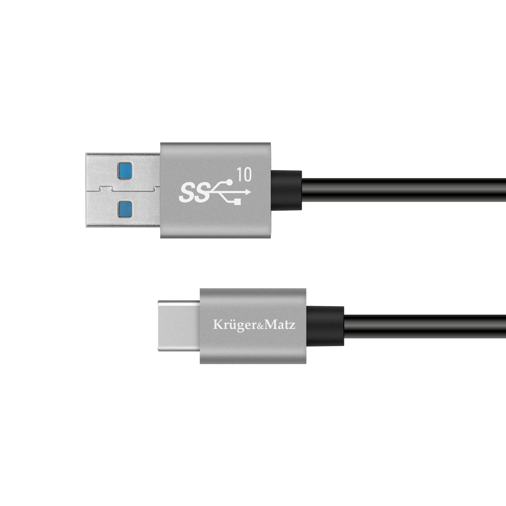 Kruger&Matz Basic USB–USB-C kabelis, 10 Gbps