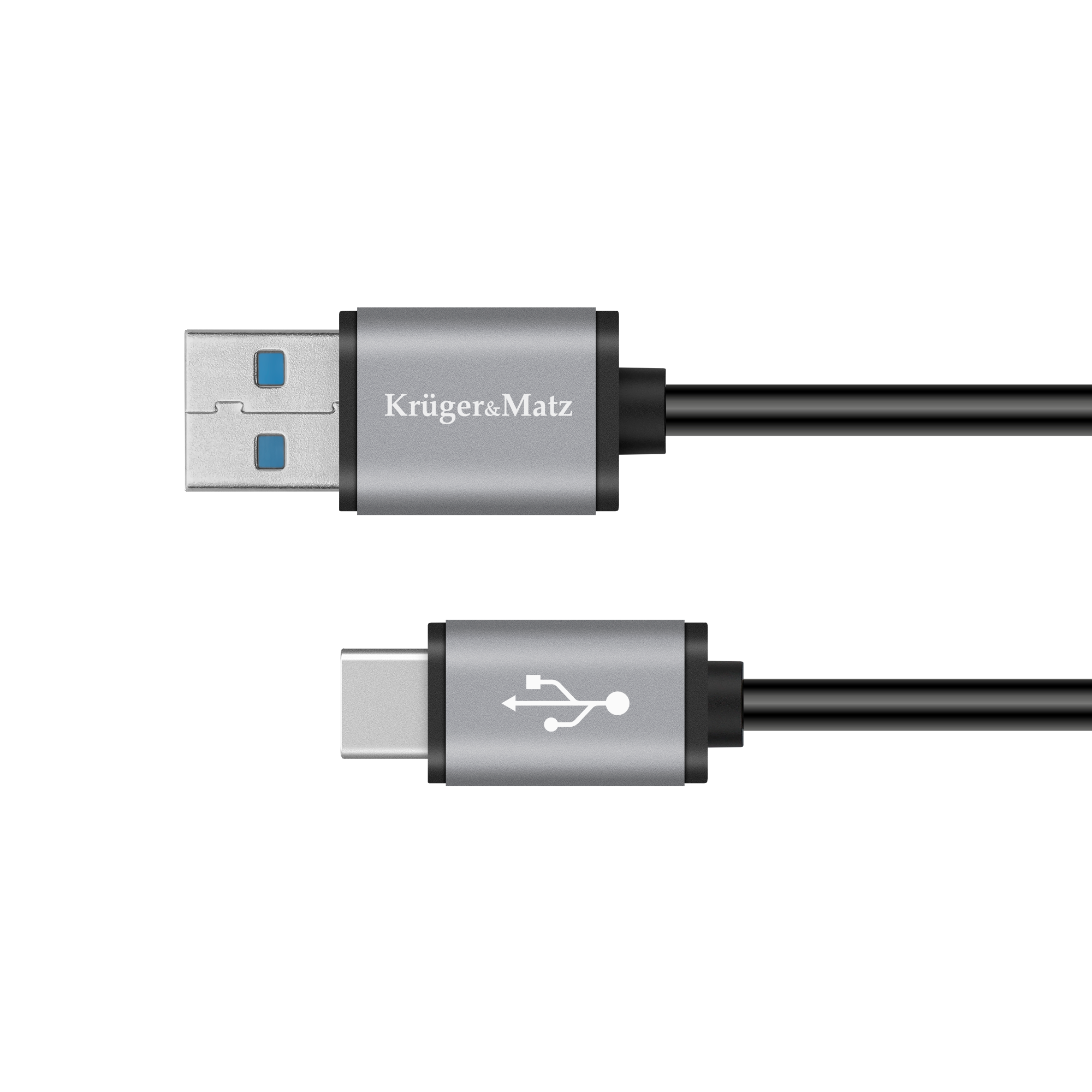 Kruger&Matz Basic USB 3.0 spraudnis – USB-C spraudnis kabelis, 5 Gbps, 1 m