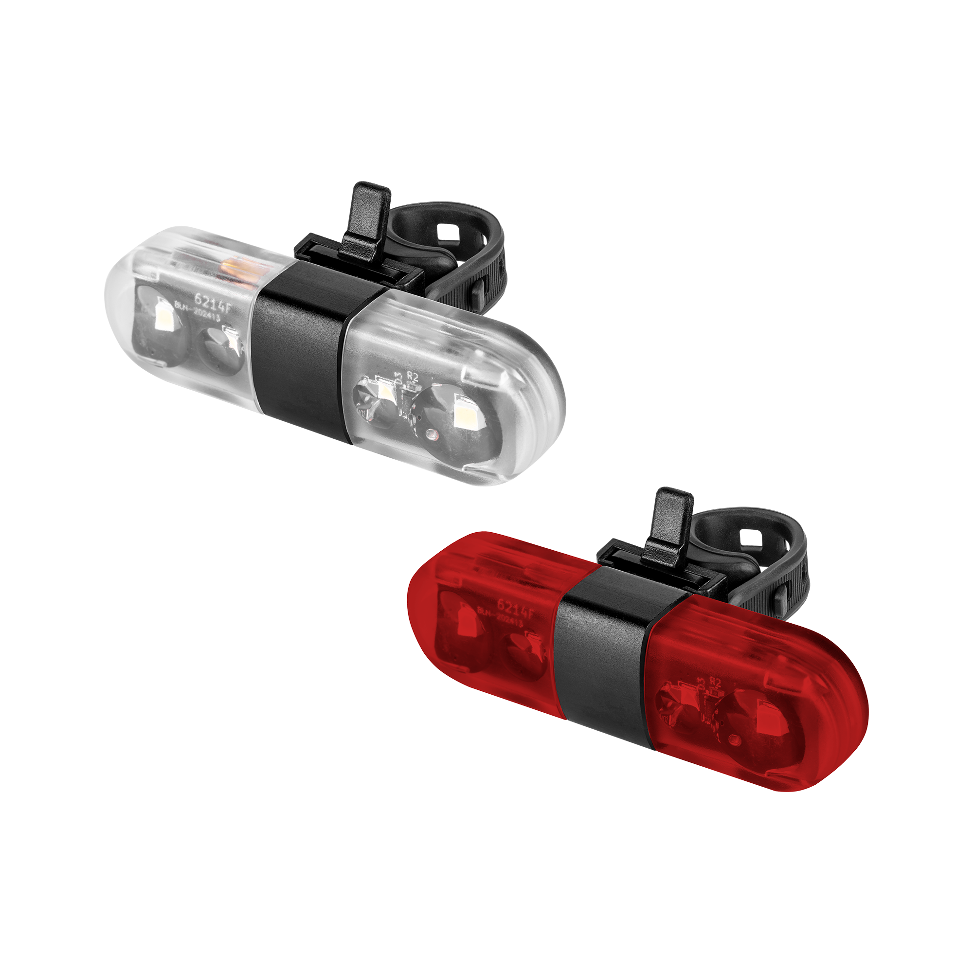 Rebel velosipēda lukturu komplekts ar USB-C