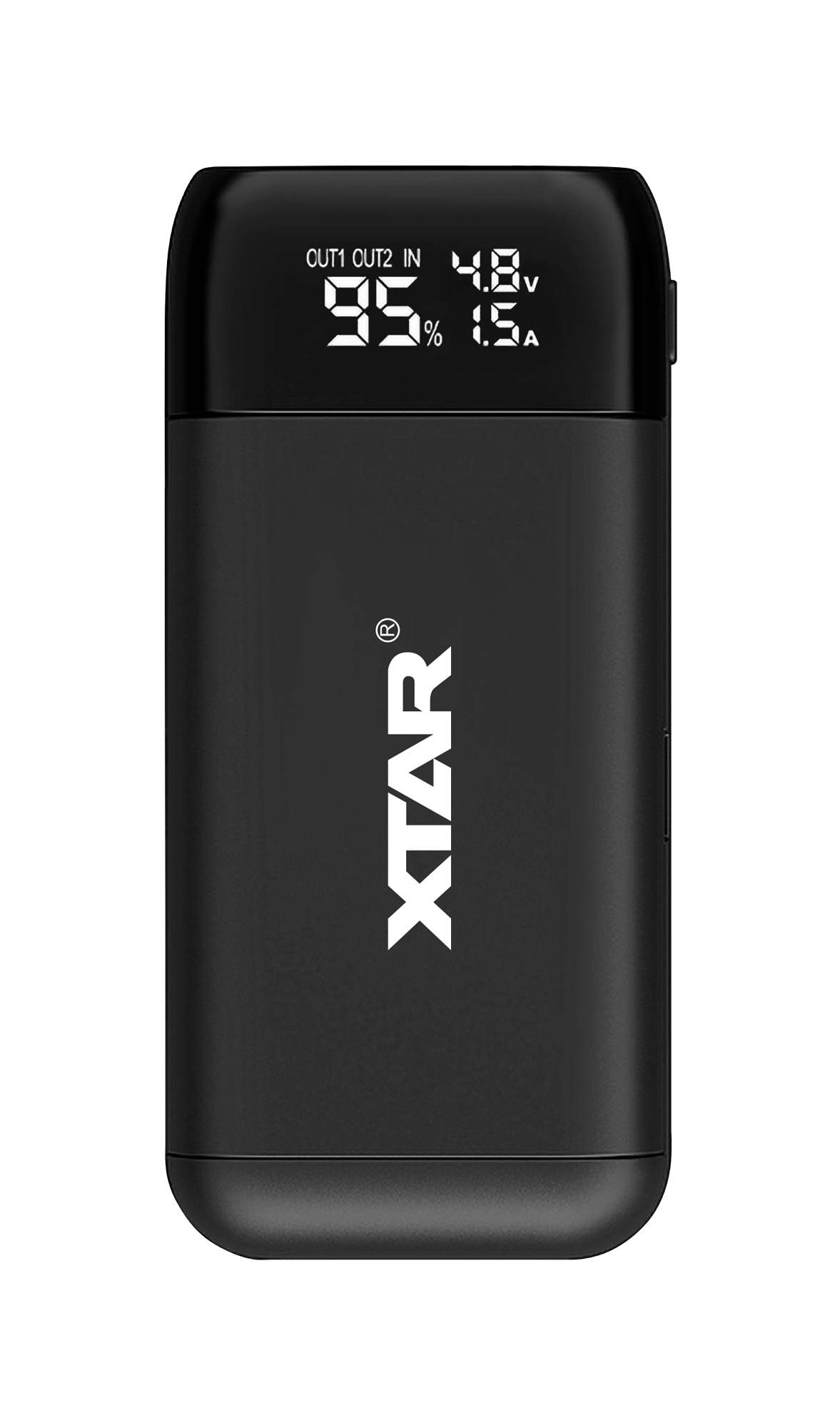 XTAR PB2SL V2 lādētājs un ārējais akumulators 18650 akumulatoriem